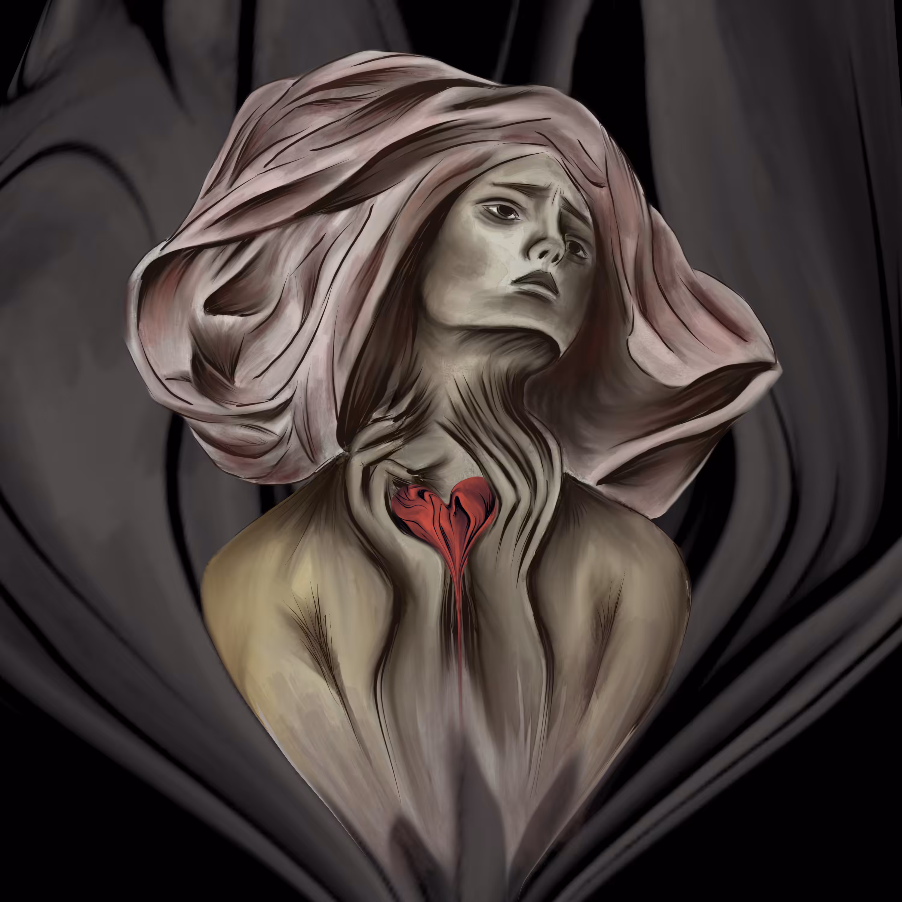 While love resides in the heart