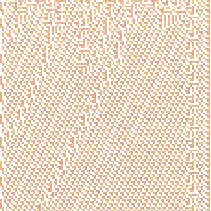 Colored Elementary Cellular Automaton #283