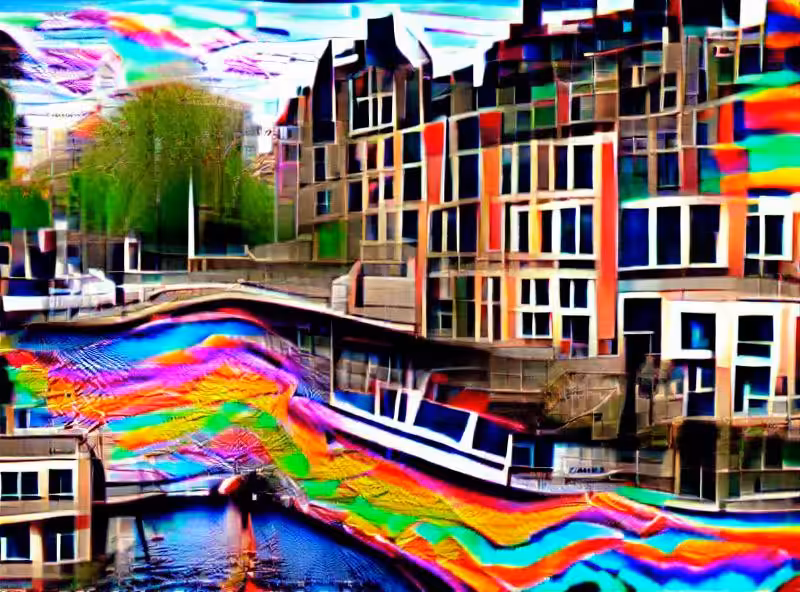 Abraham's First Works: Glitch Canal in Amsterdam