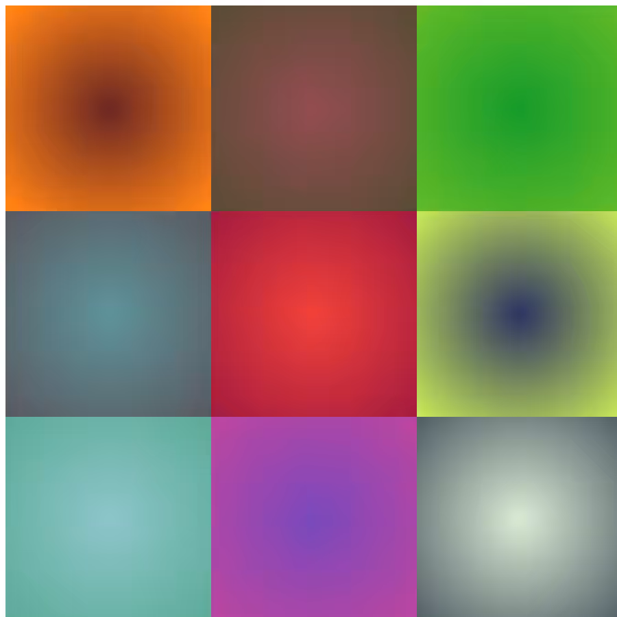 nine gradients #1