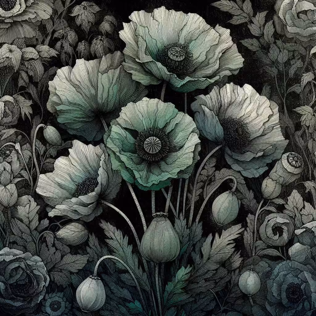 Green poppy