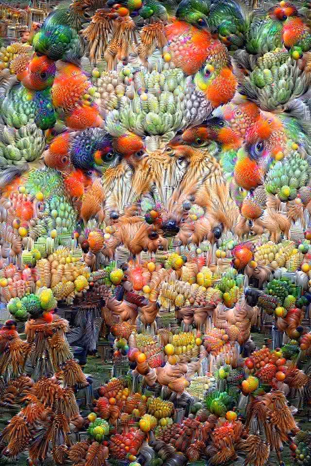 "Self Portrait Deep dream"