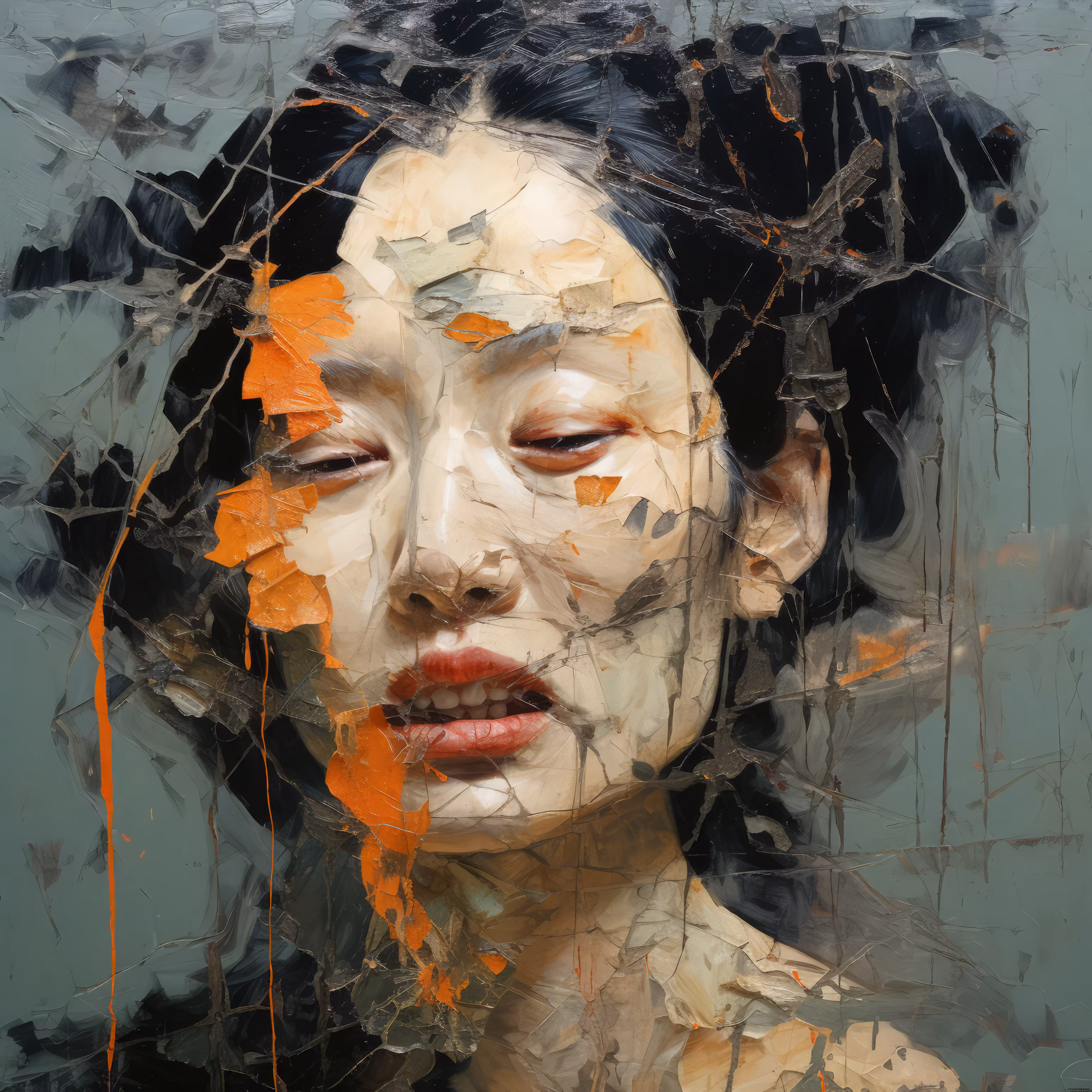 Painted Heads: #12