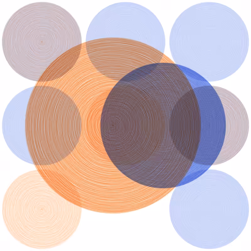 Brushed Circles #122