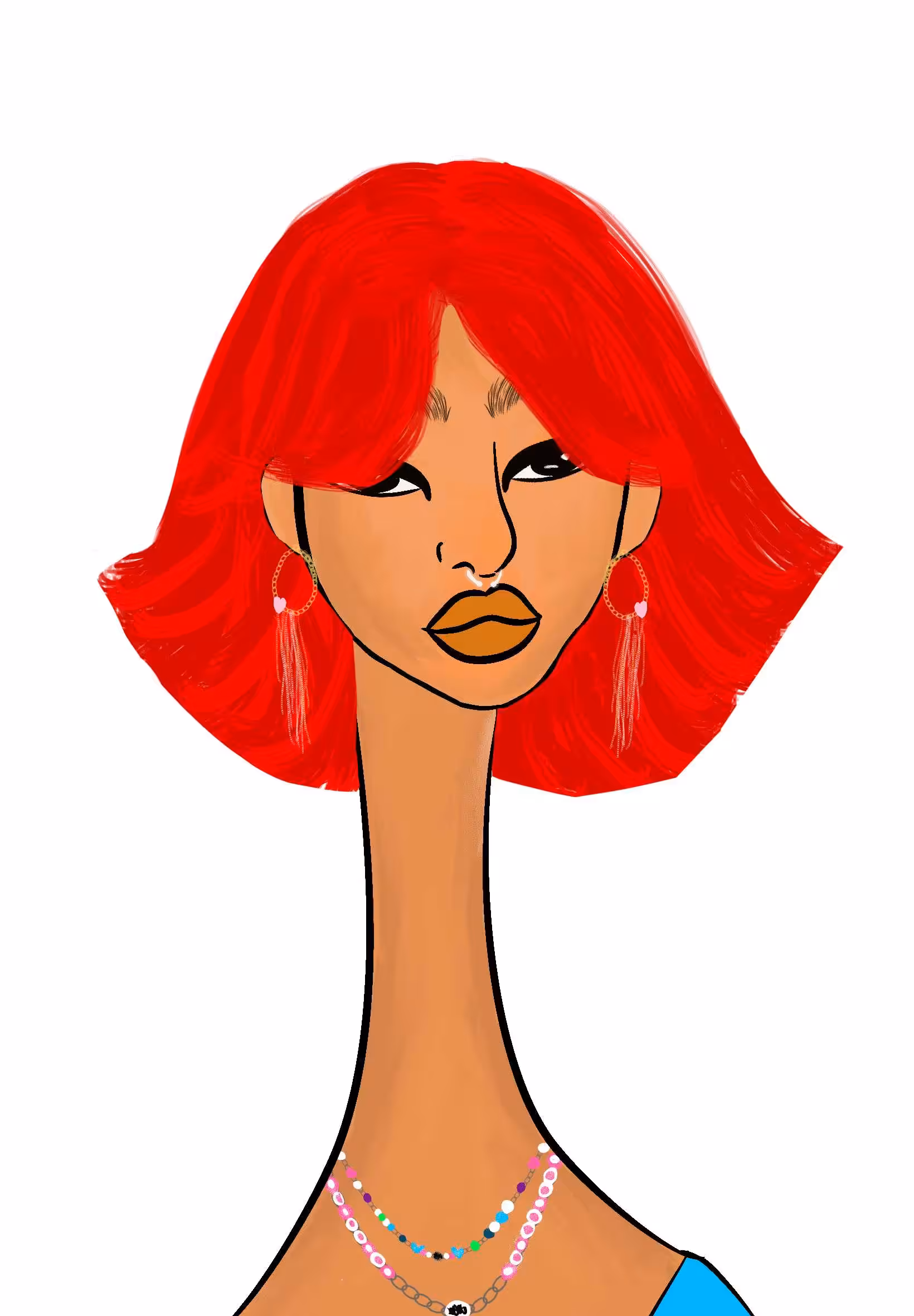 Long Neckie Ladies: Long Neckie Lady #1813