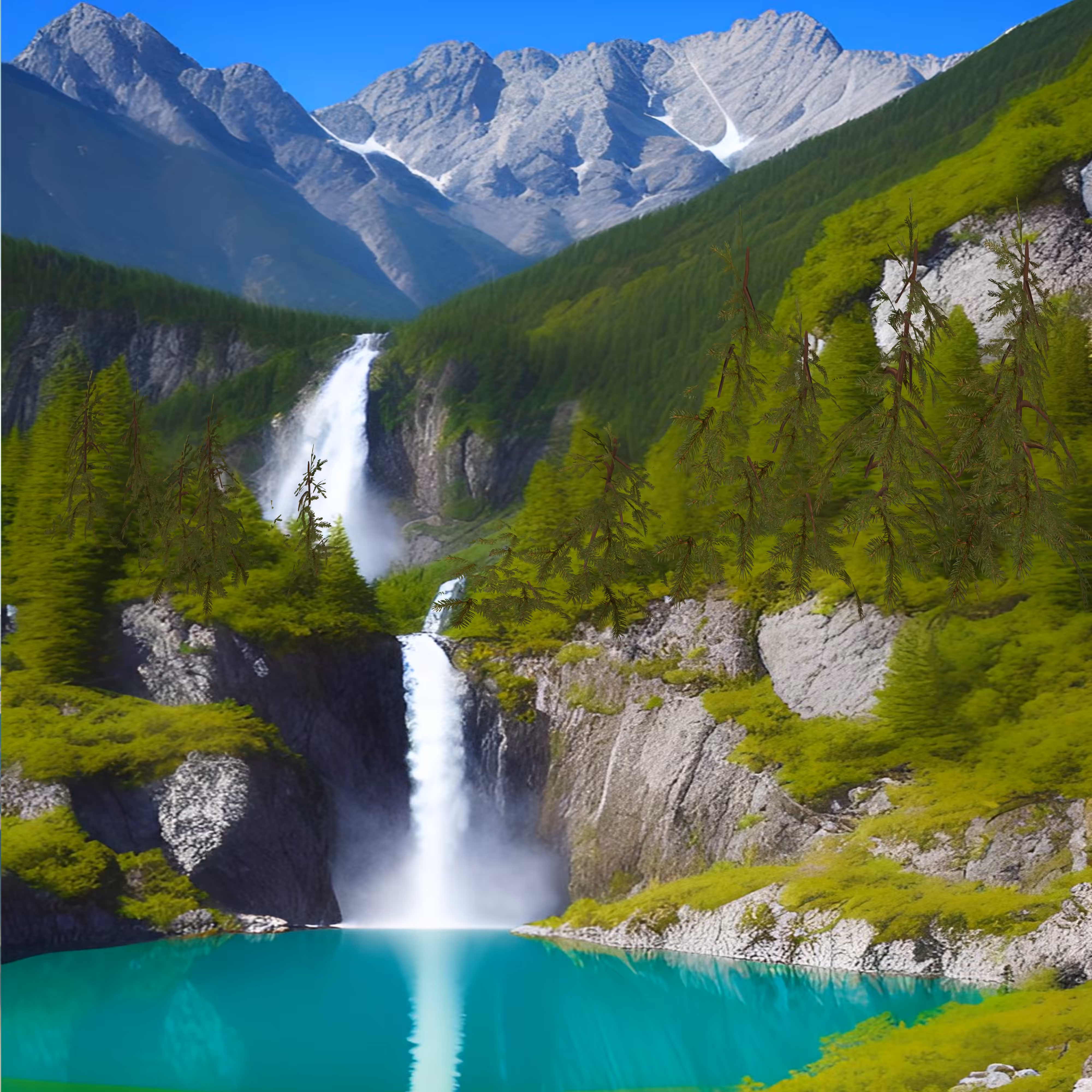 Our love is like a waterfall