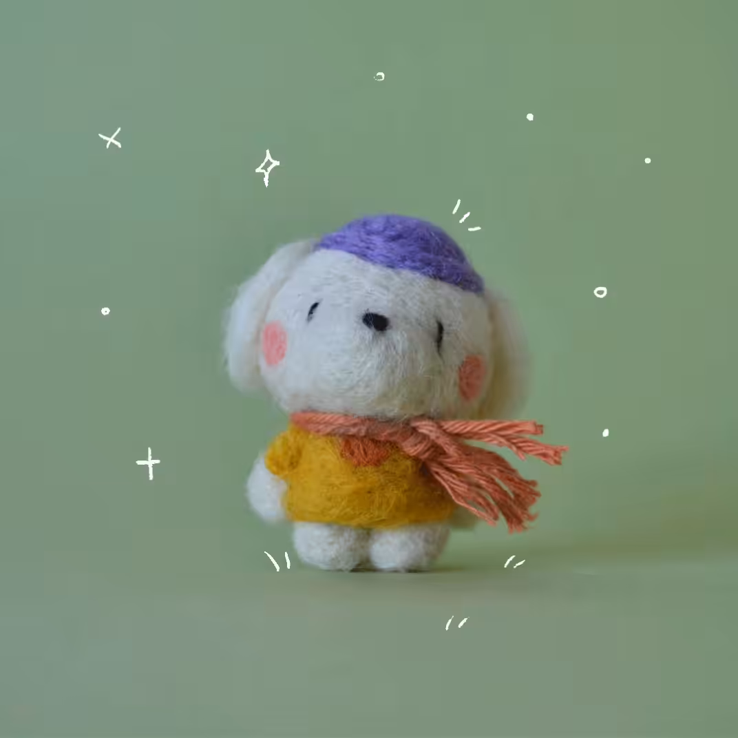 Winter poodle