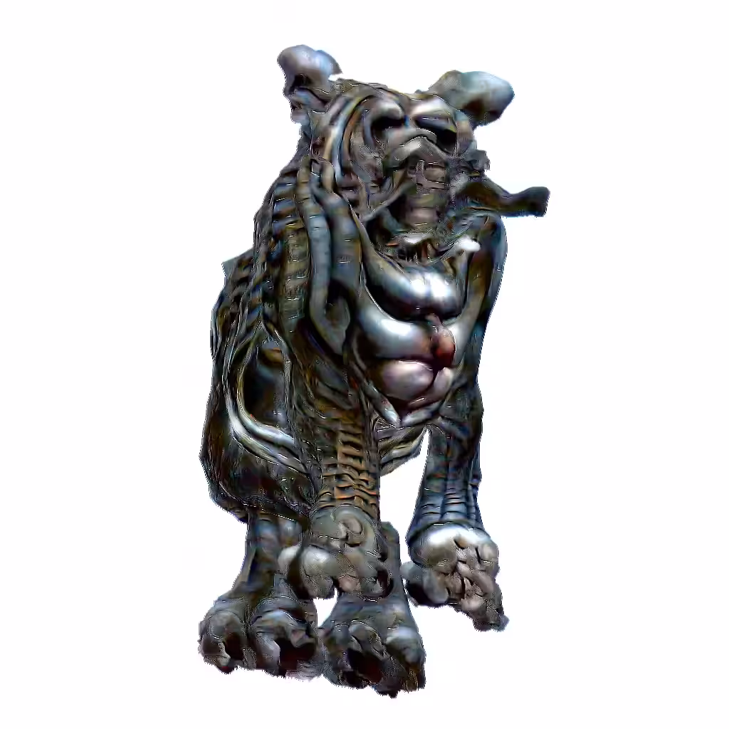 The Dark Biomechanical Lion
