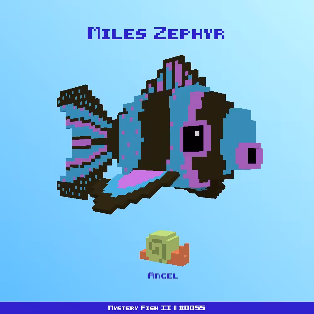 Miles Zephyr :: Mystery Fish 0055/1000 