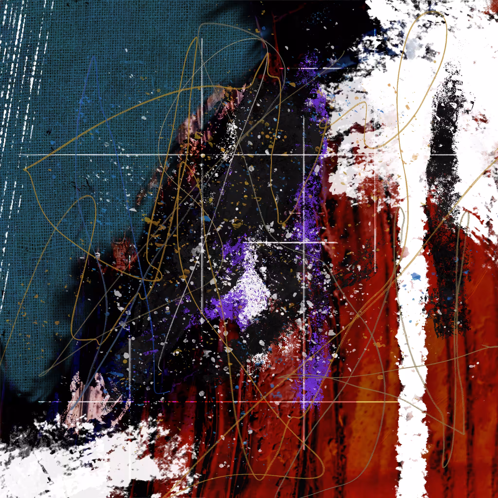 An abstract winter