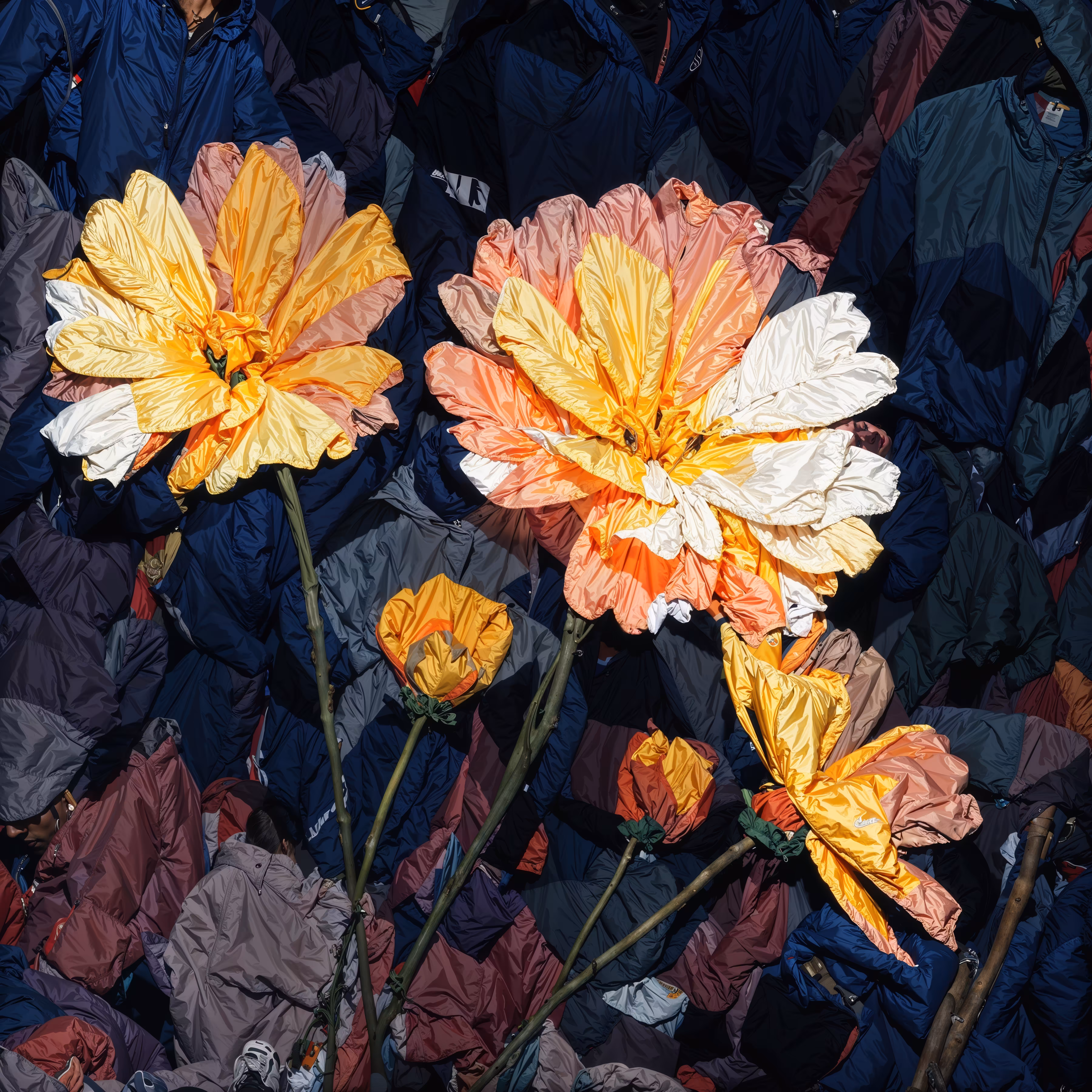 Soft Petals Over Seam
