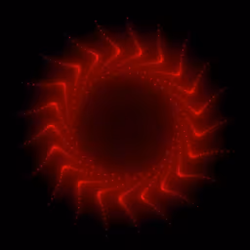 red video art #13