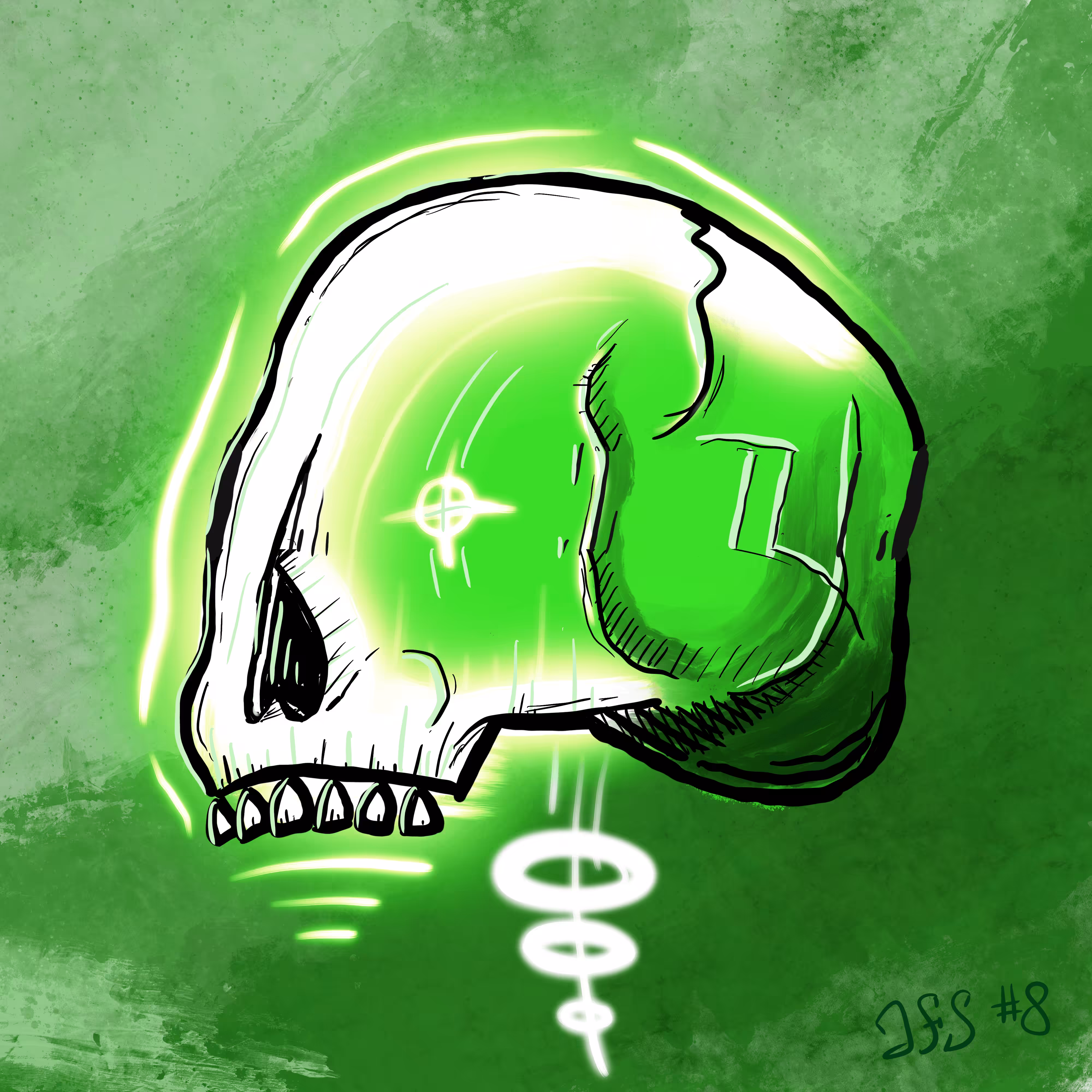 Almost Fancy Skull #8