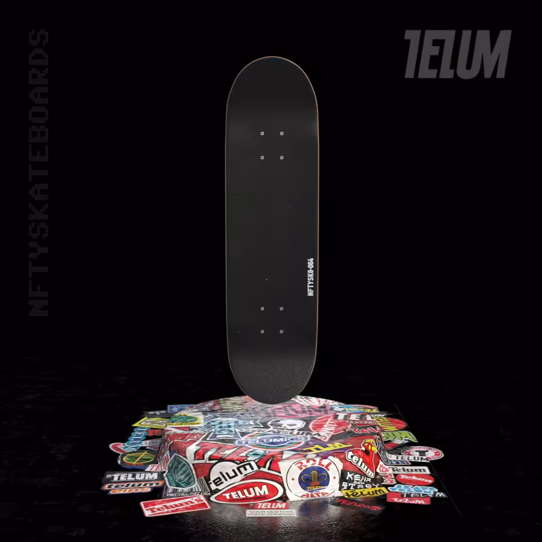nftyskateboards NFT#064 - Telum Skateboards "Your Favourite Skatebrand"
