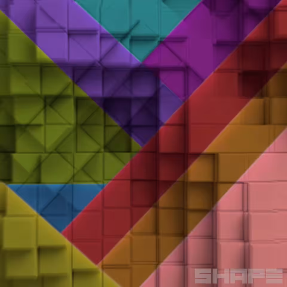 #100 different shapes: #070 - Love Cubed