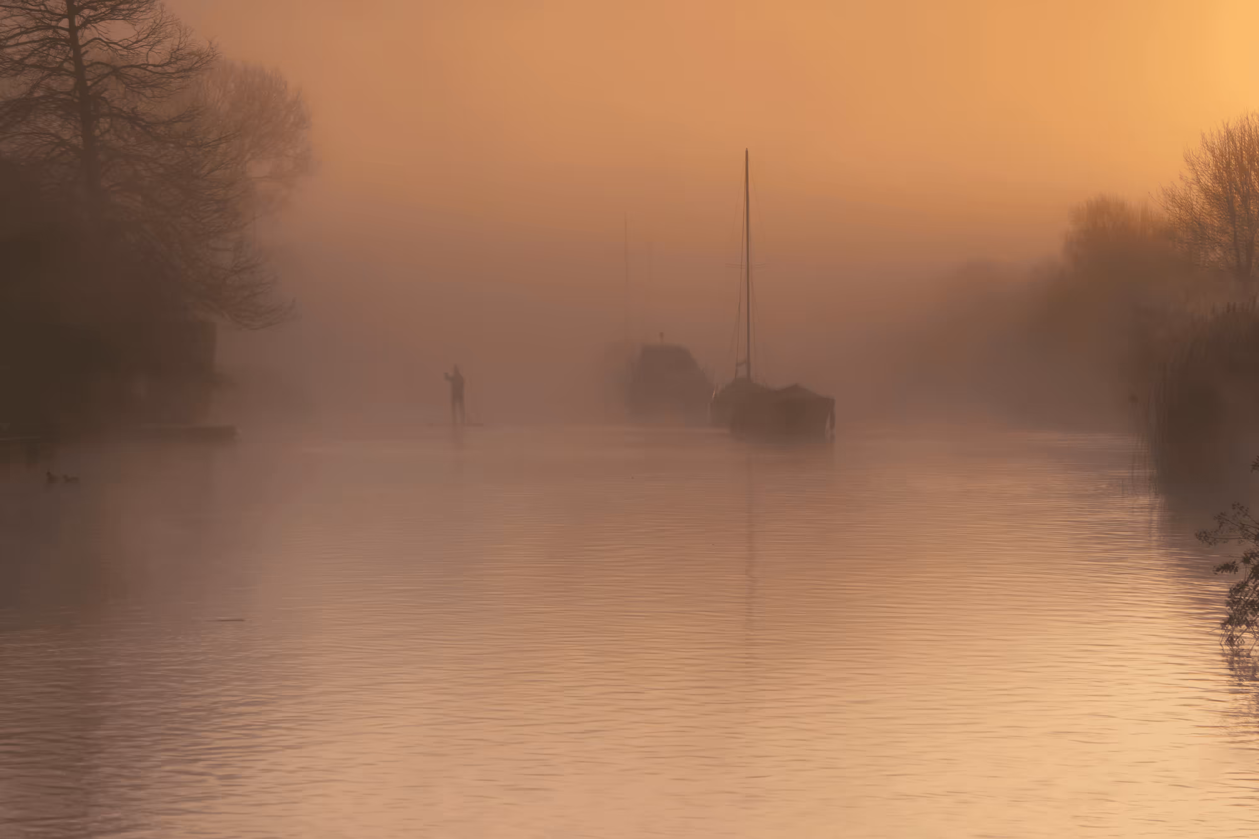River Frome MIsty Morning