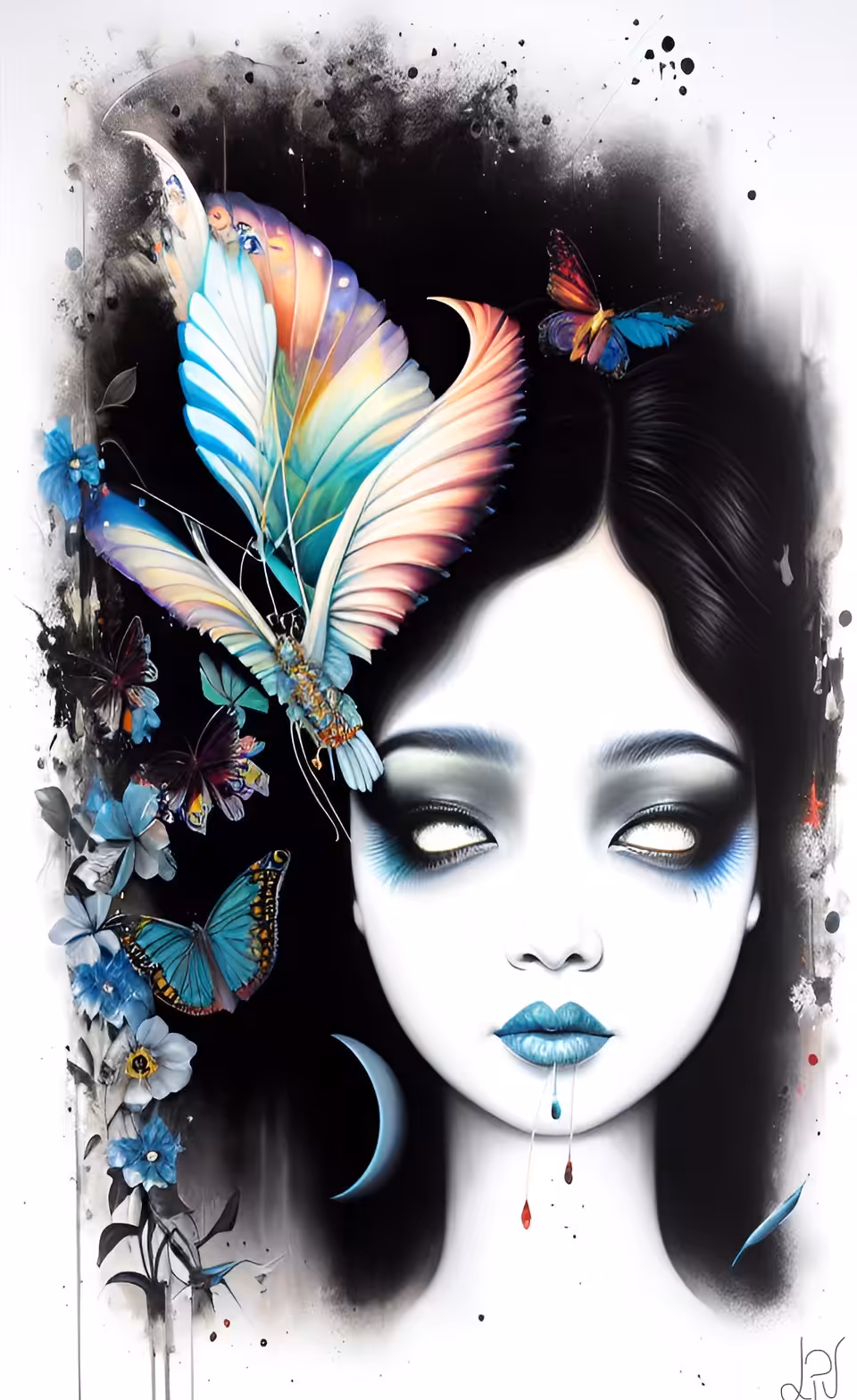 She can’t see her beauty 🦋