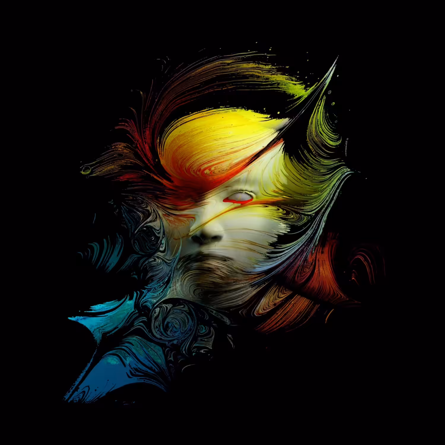 Mind portrait Iris
