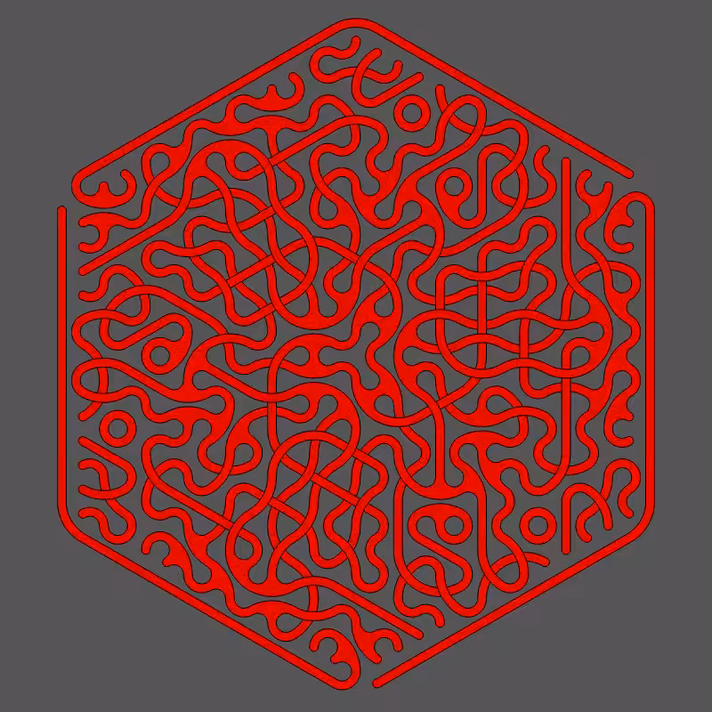 Threefold Symmetry - Dark Variations #442
