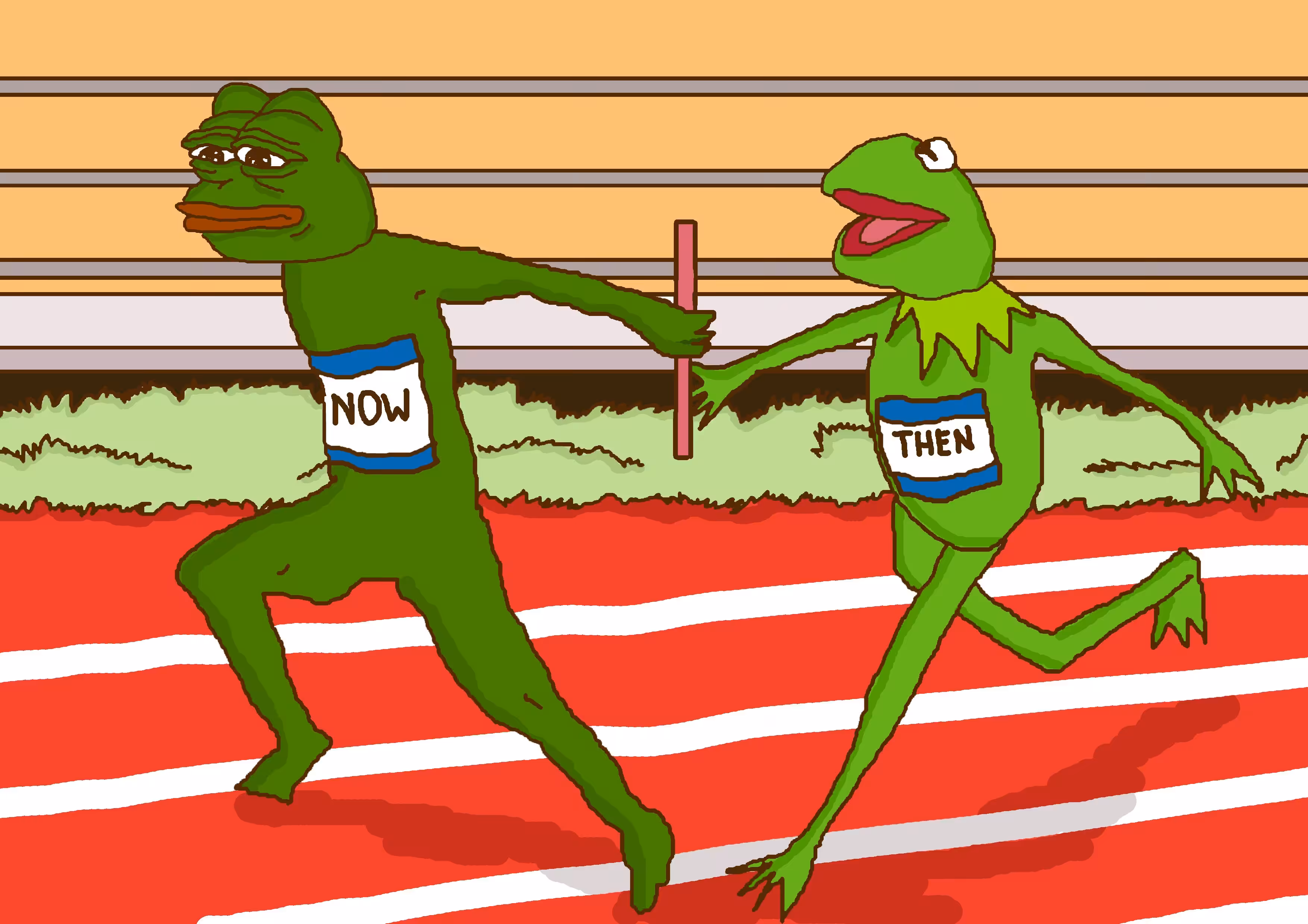 Then and now