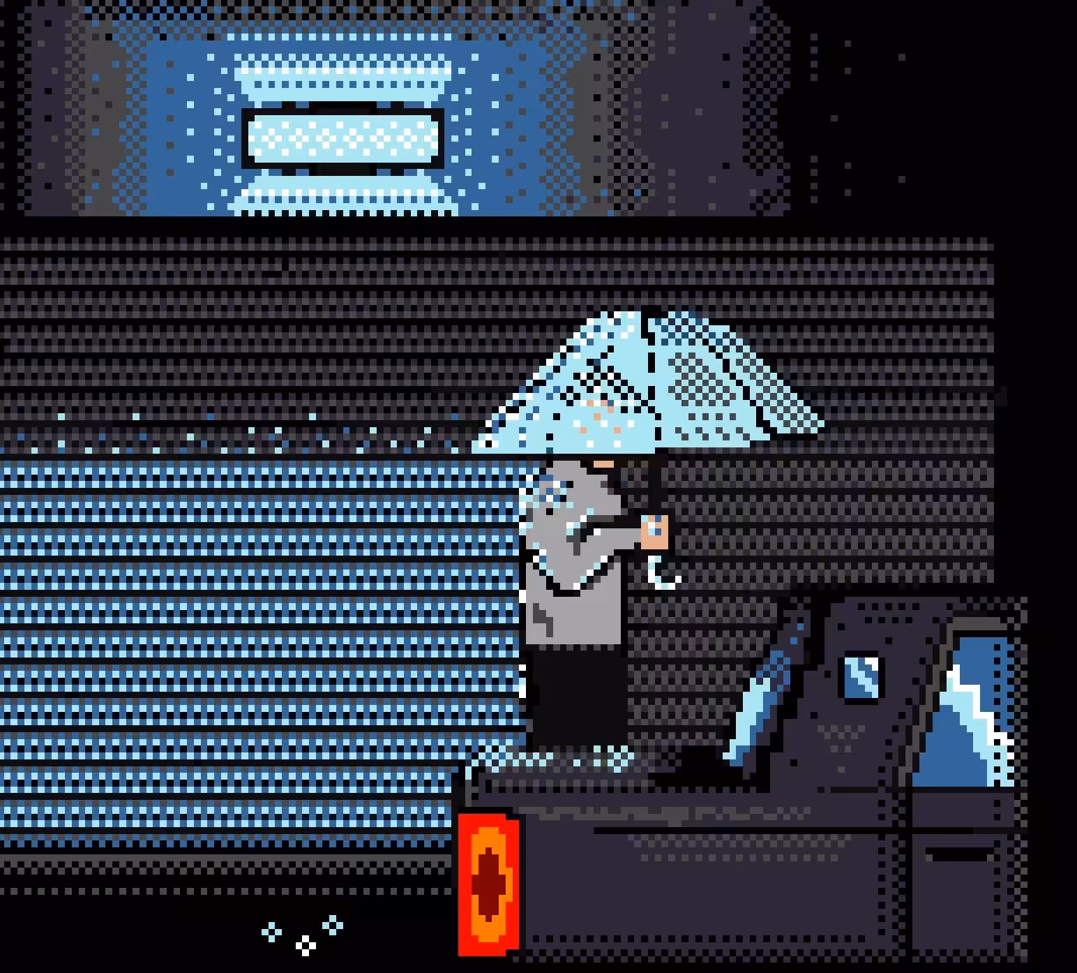 3:35AM in Pixelated Japan.