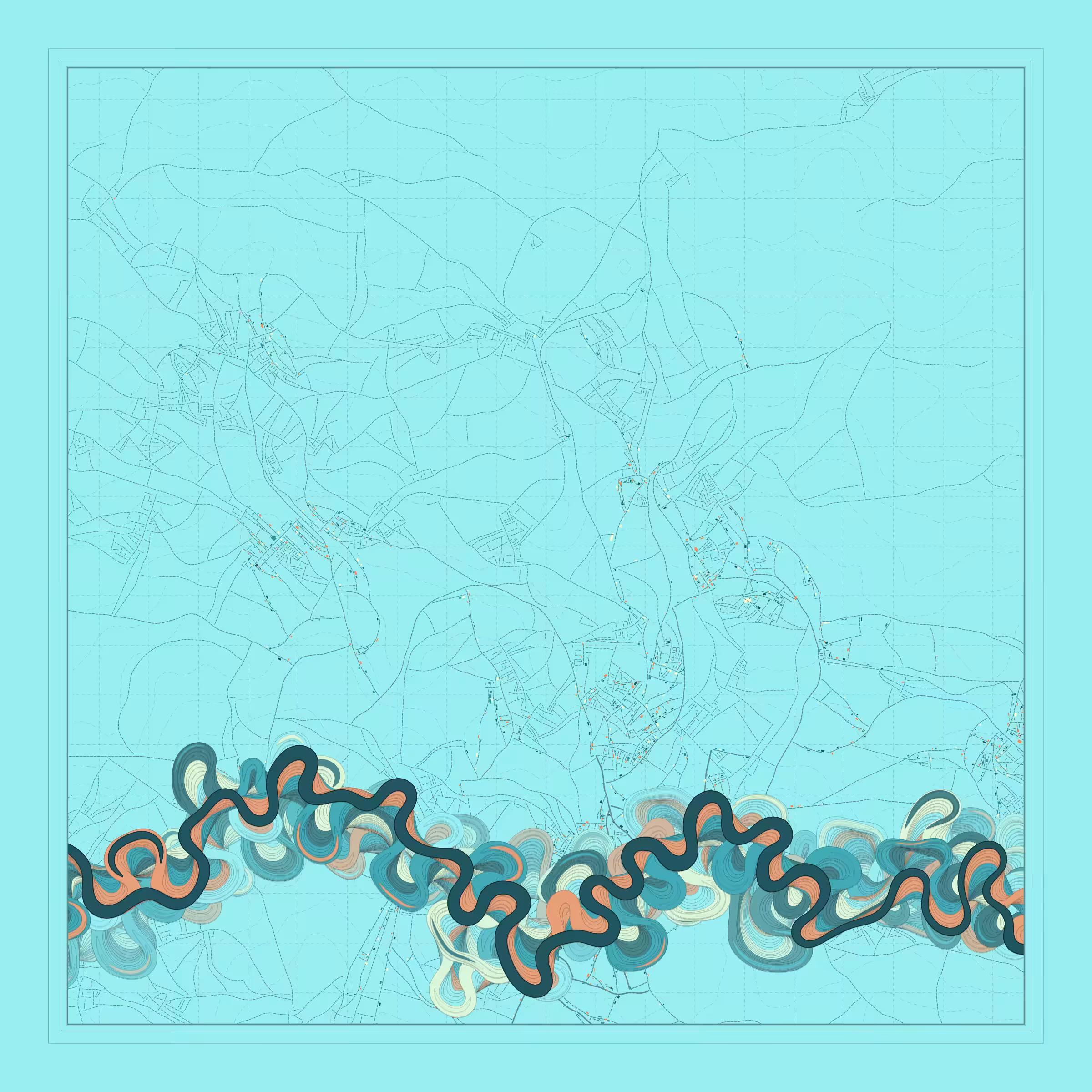 Ancient Courses of Fictional Rivers #485