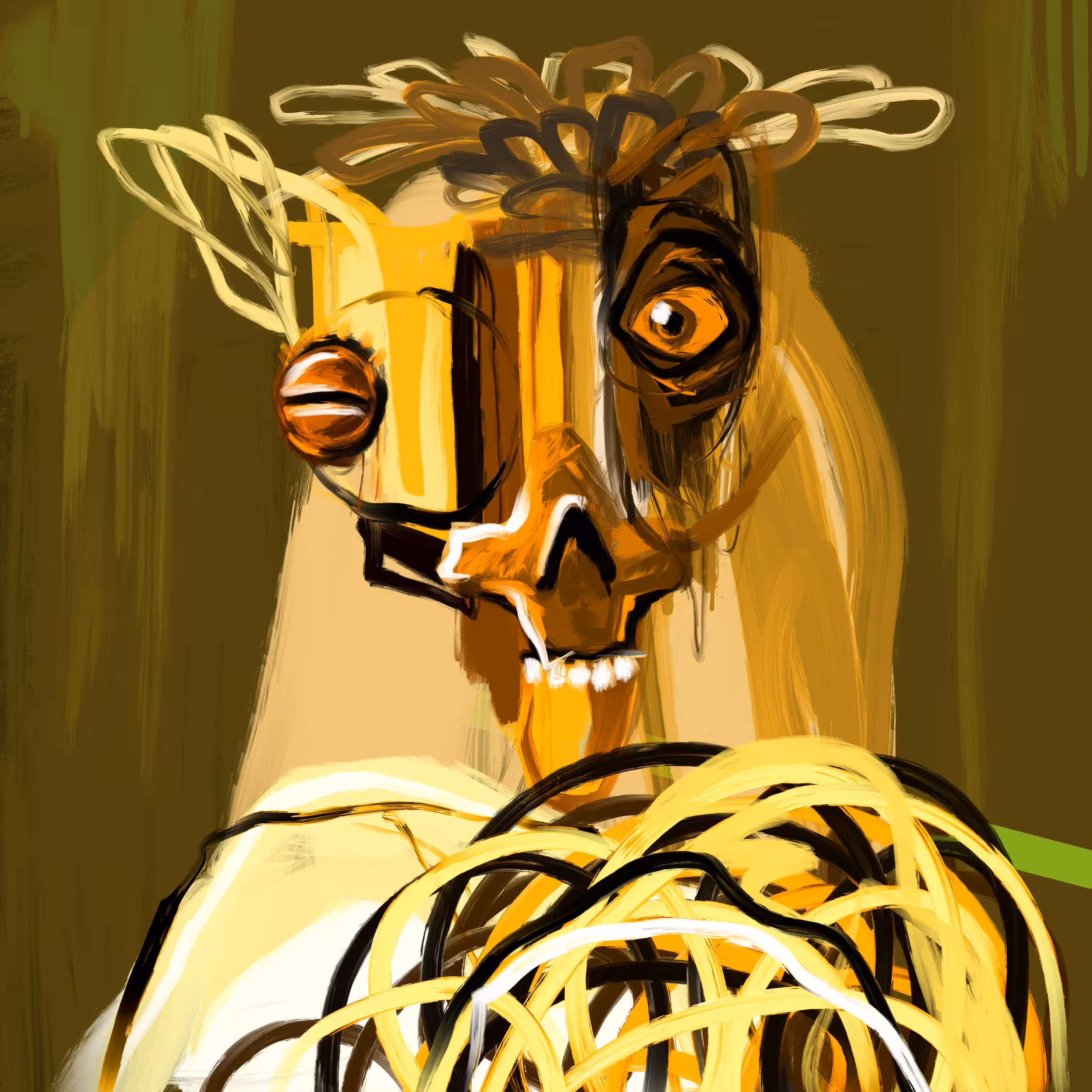 The Unknown Painter (Gold) #22