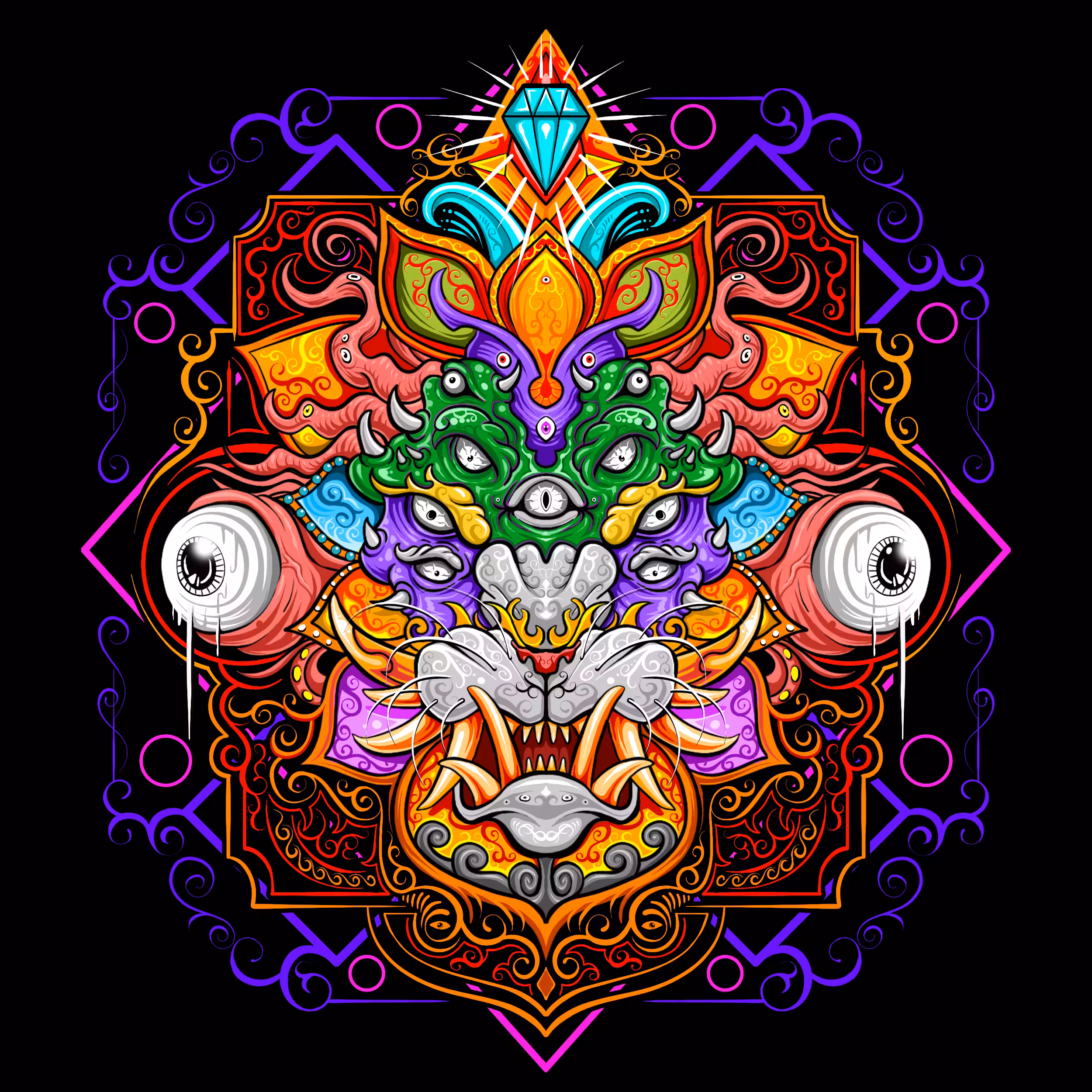 the eyes creature 