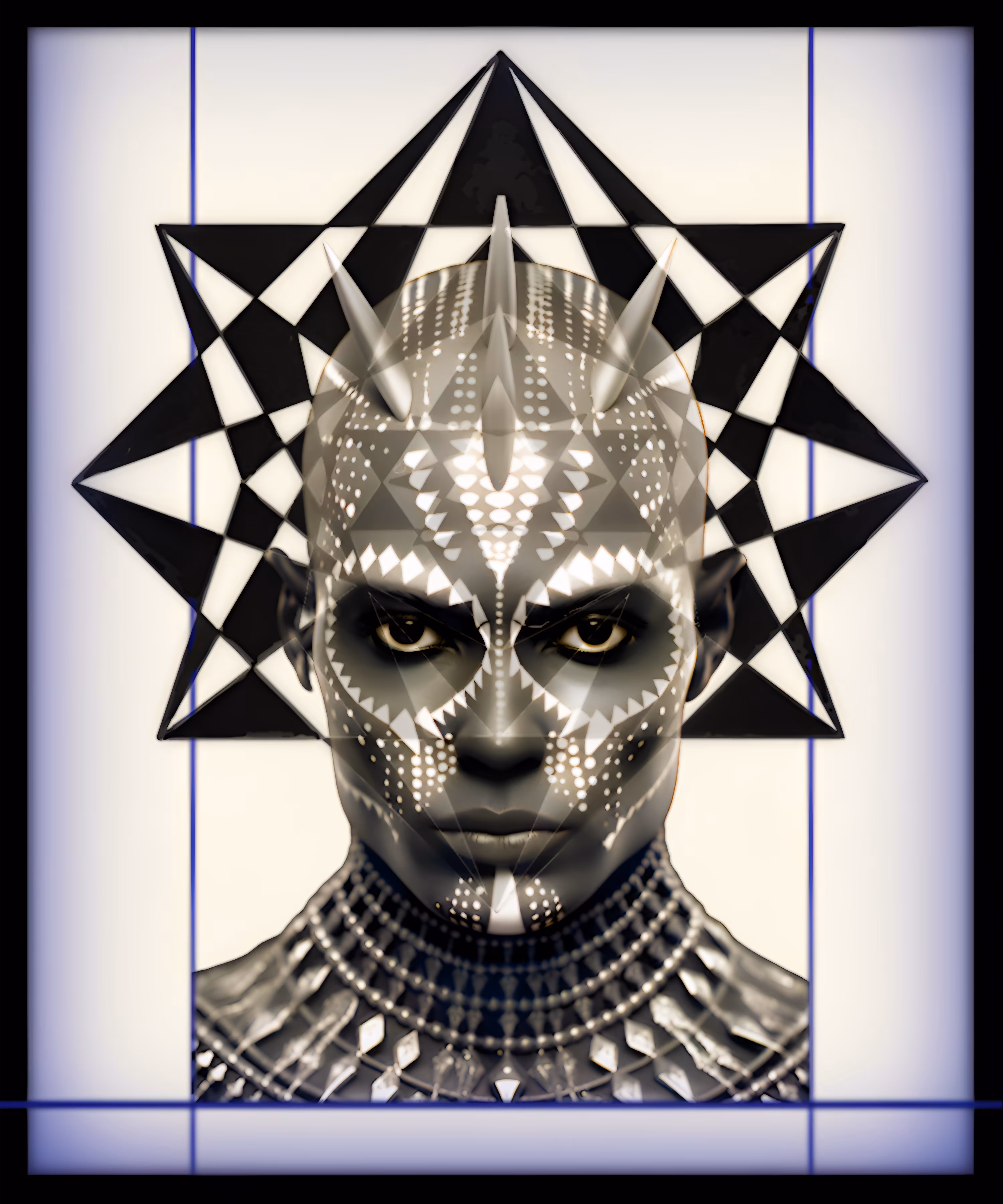 Sacred Geometry Body ART 001