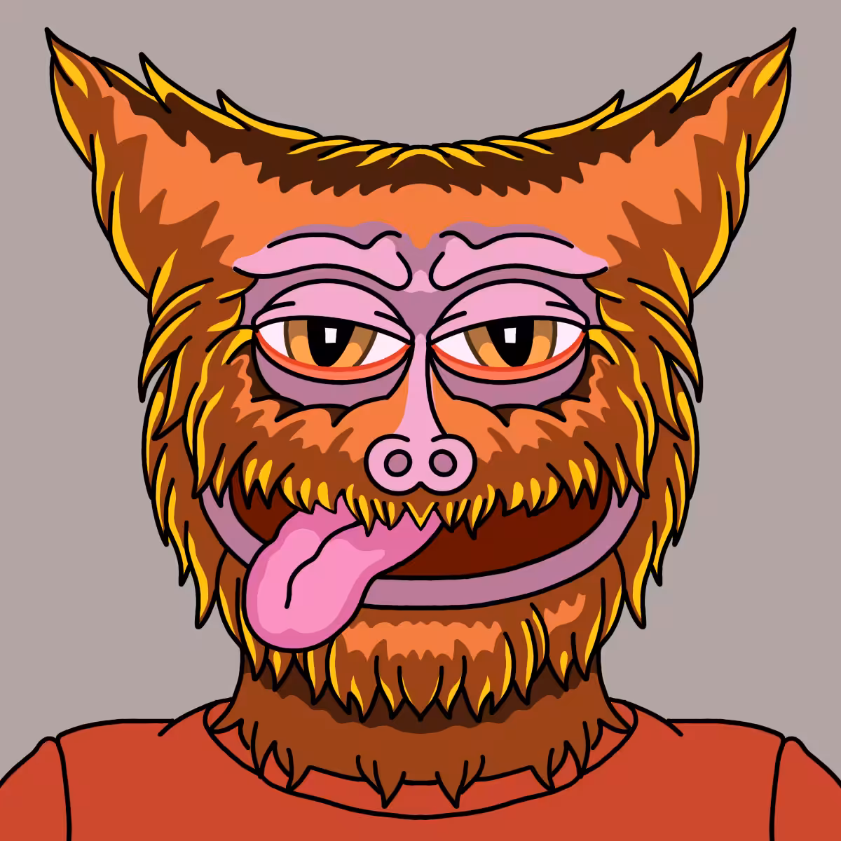 |Hedz| Waggleface Brown