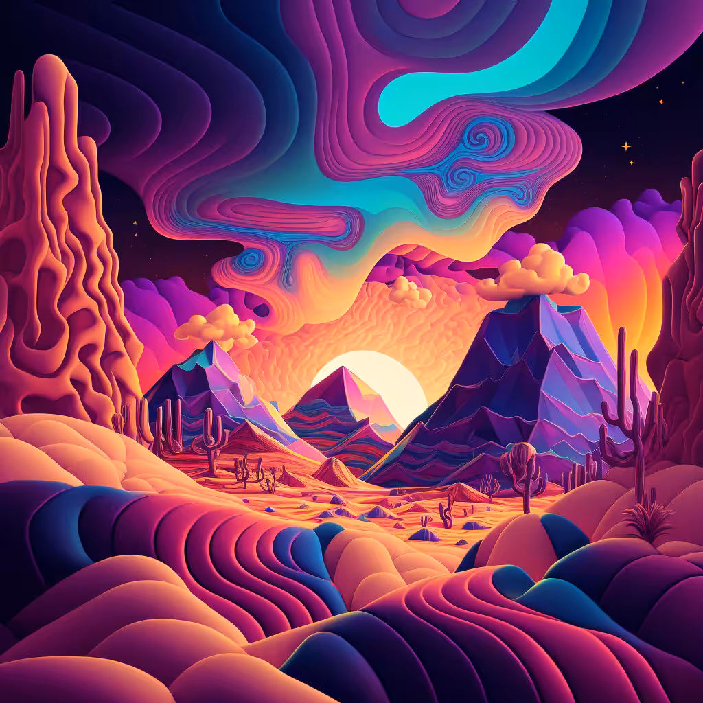 Psychedelic Landscape #101