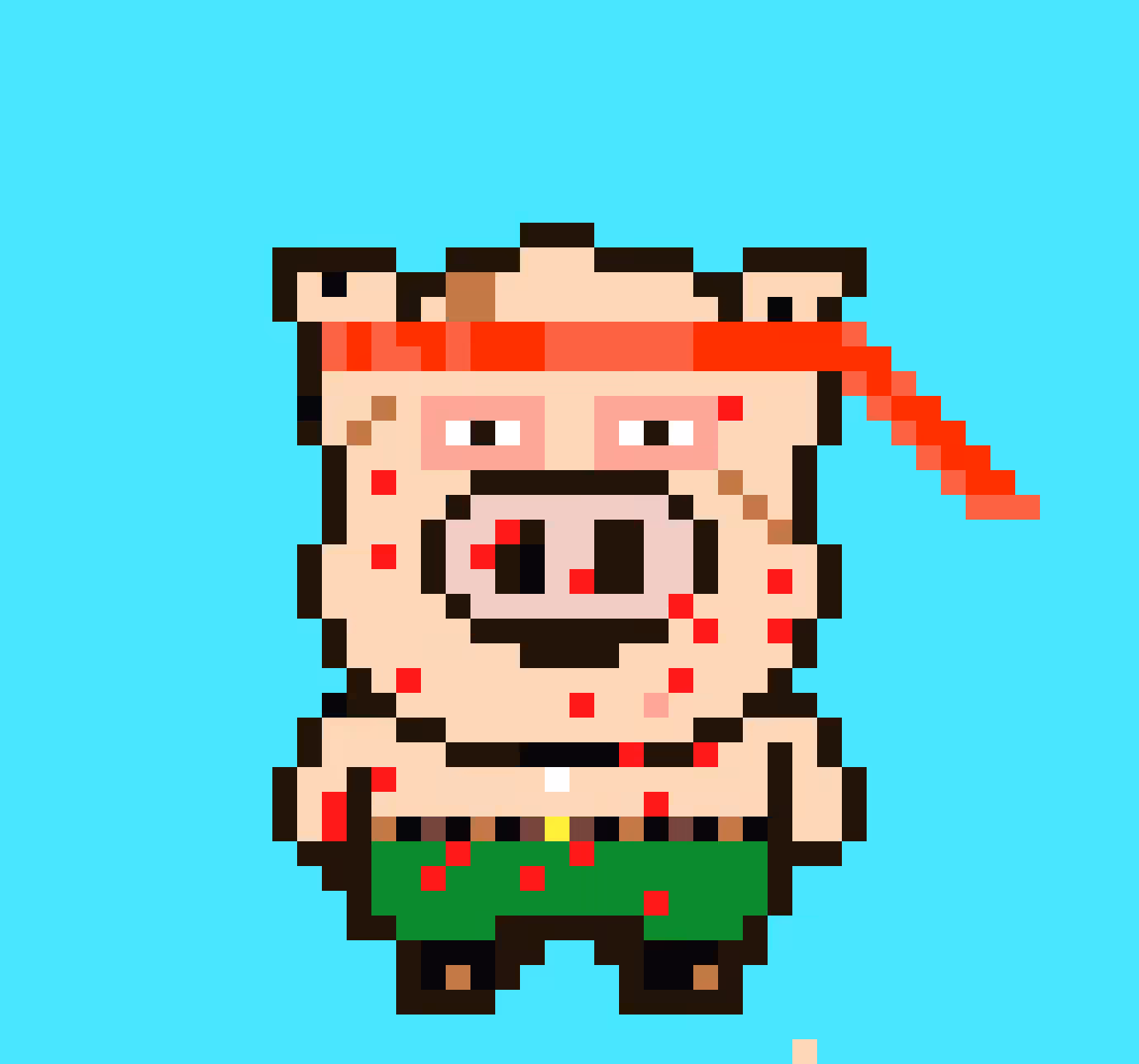 Mr Ham Pig Rambo:012