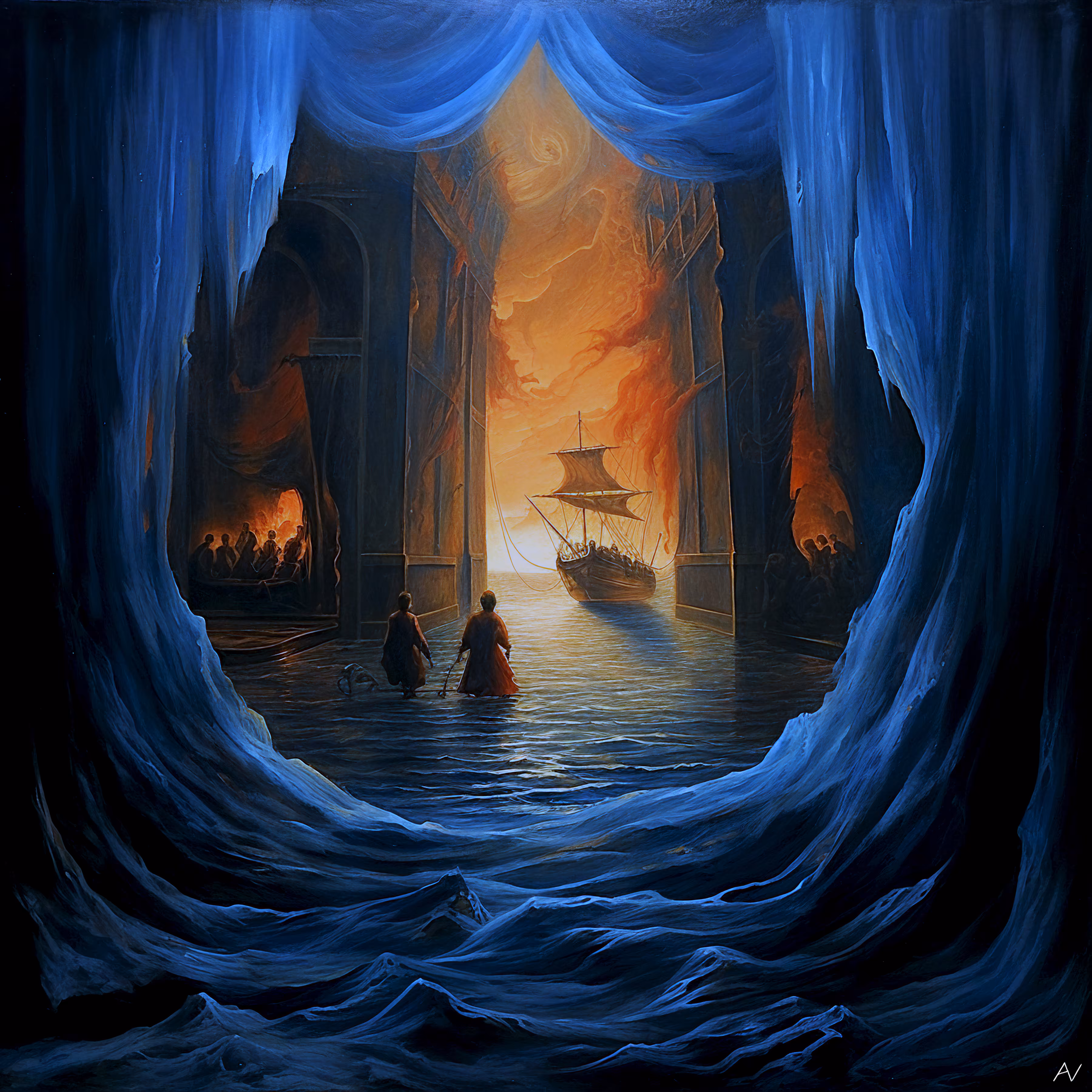 behind the curtain #1