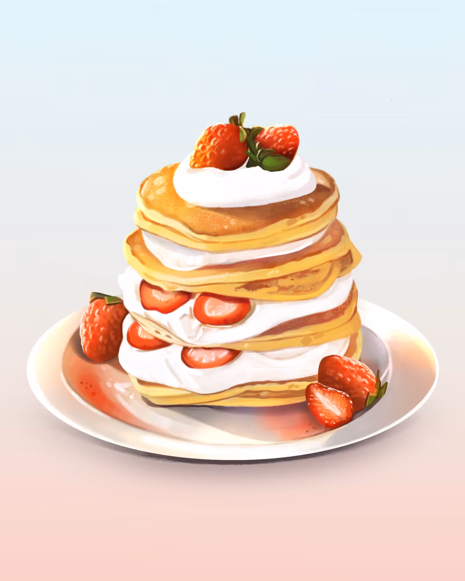 Strawberry Pancake