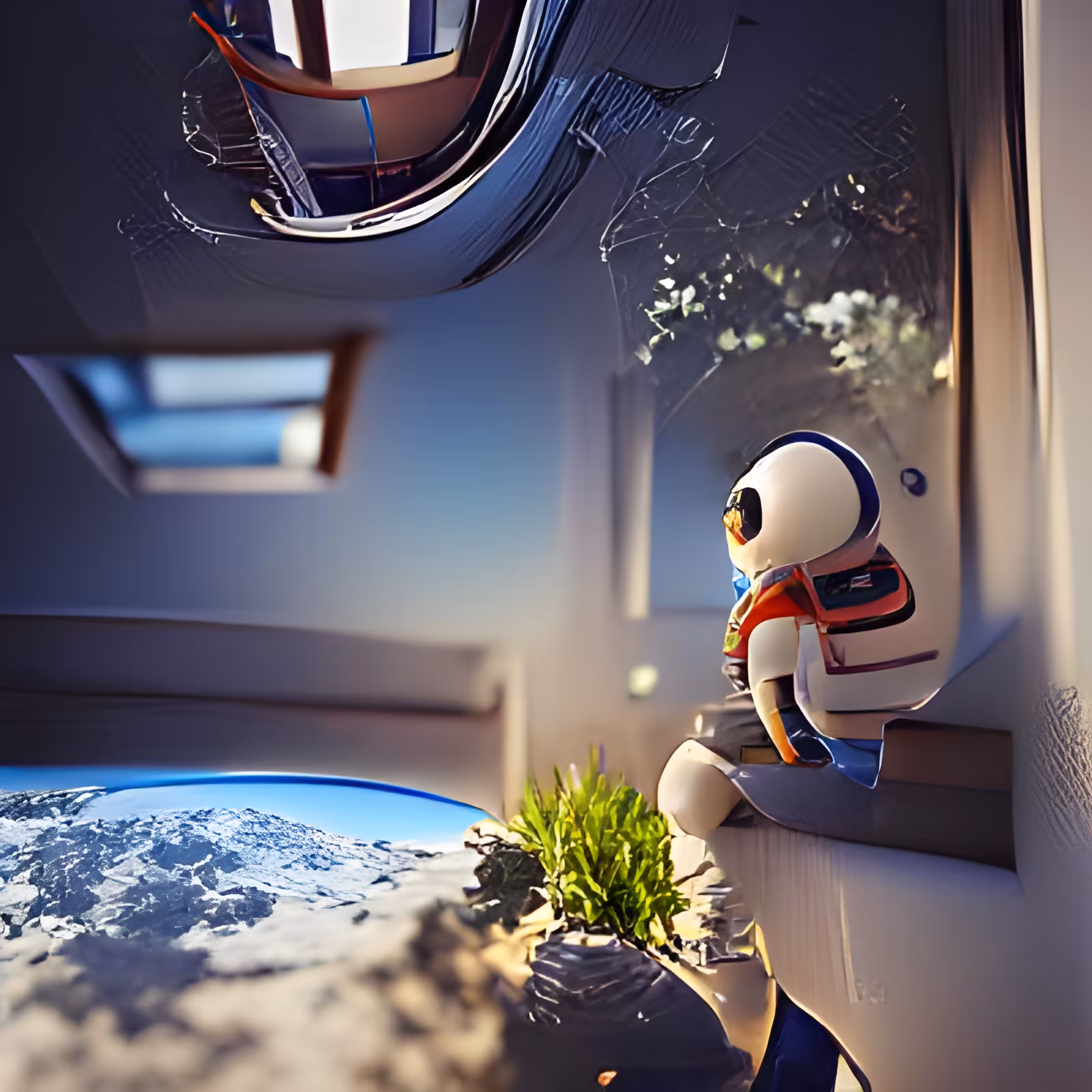 Earth 2 - Scene 1 - Astronaut