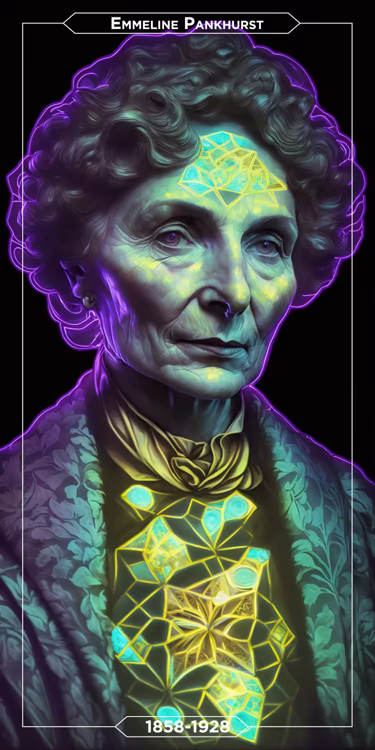 PSYCHEDELIC JOURNALS: EMMELINE PANKHURST - TRIBUTE