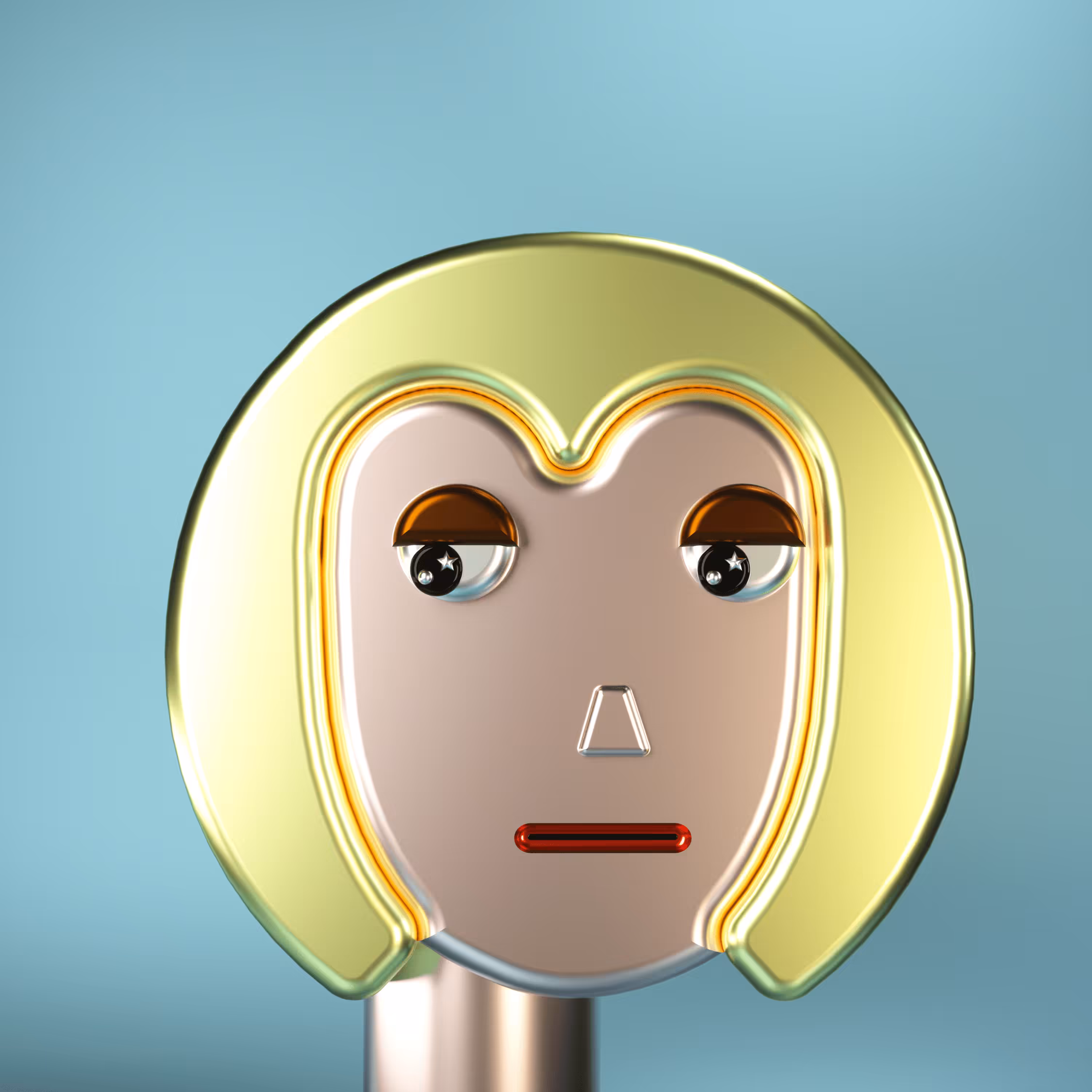 3D Chrome Punk #0560