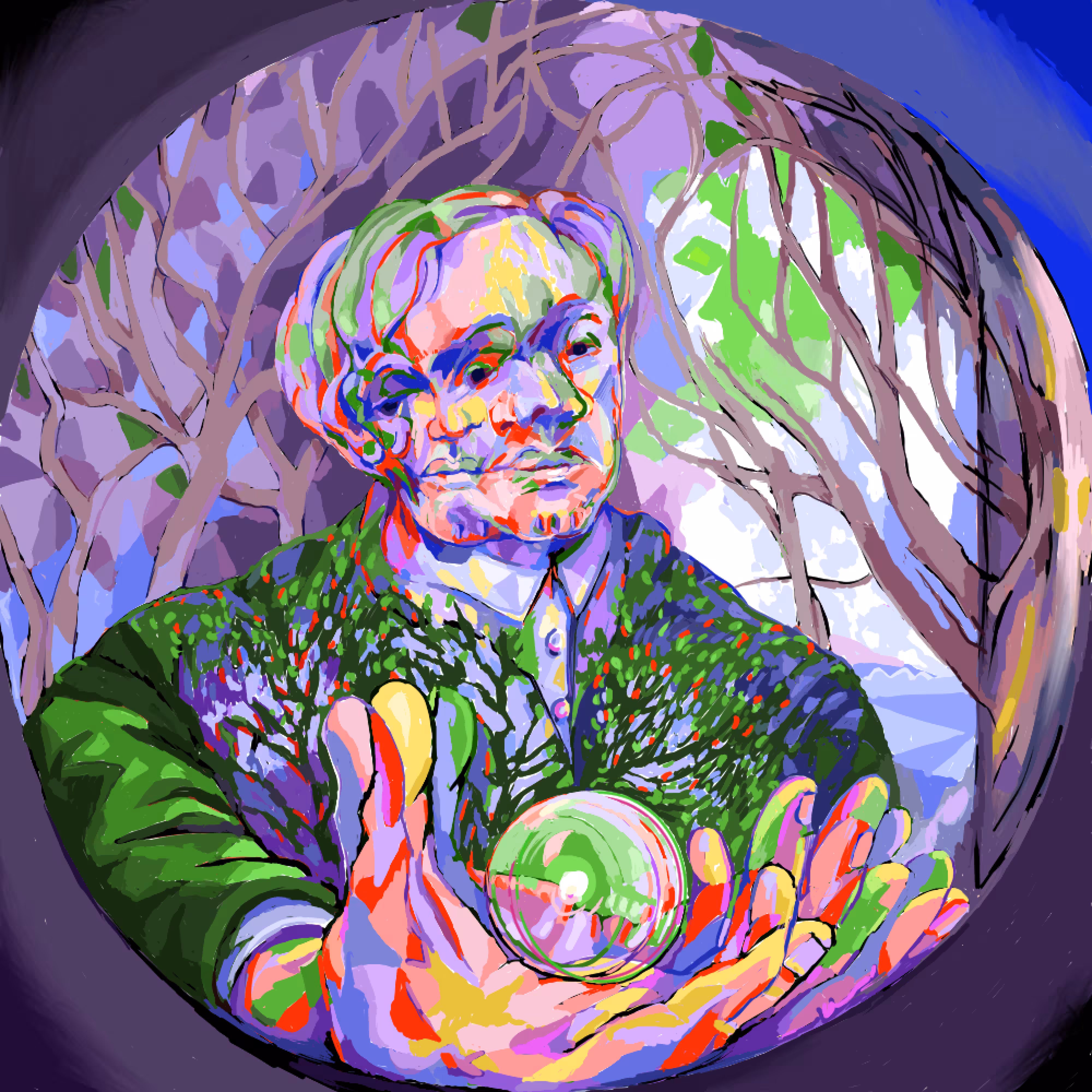 Dynamism Of Nature In A Convex Mirror