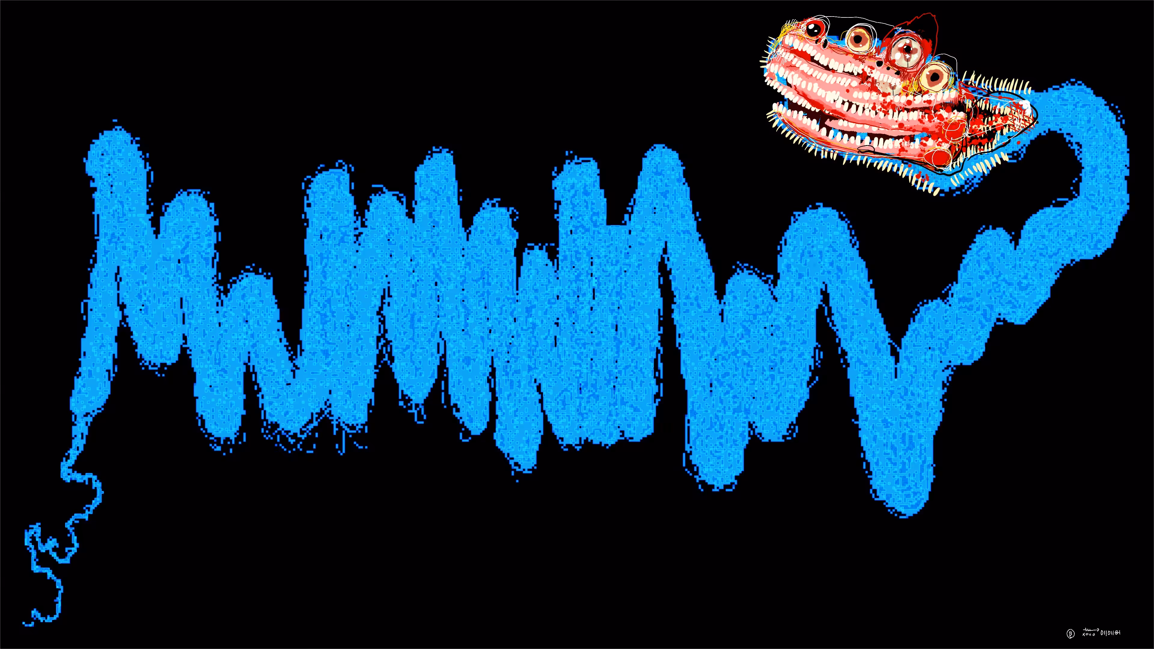 Chromie Tapeworm Micrograph <b>