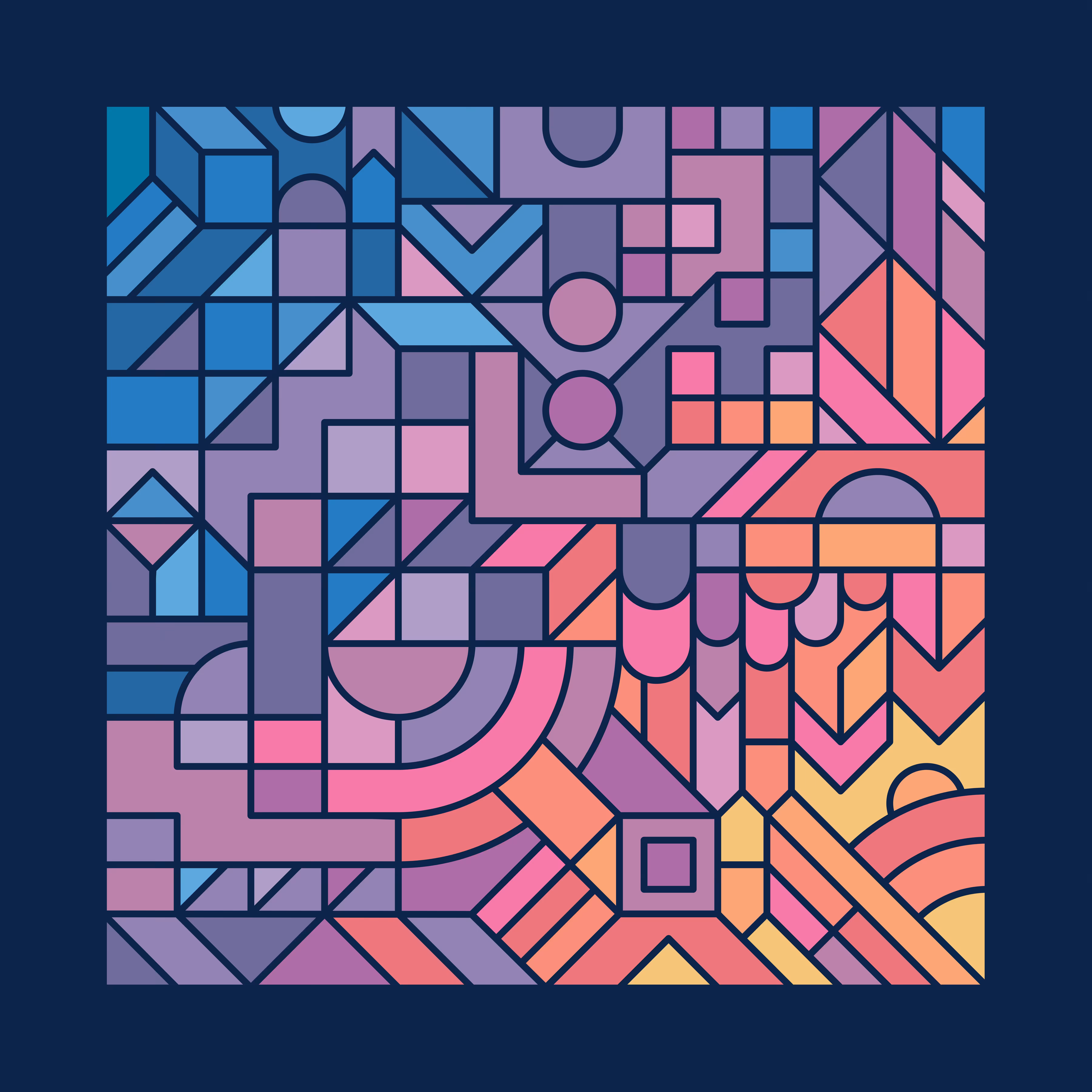 Colourful Chaos - Square viii.