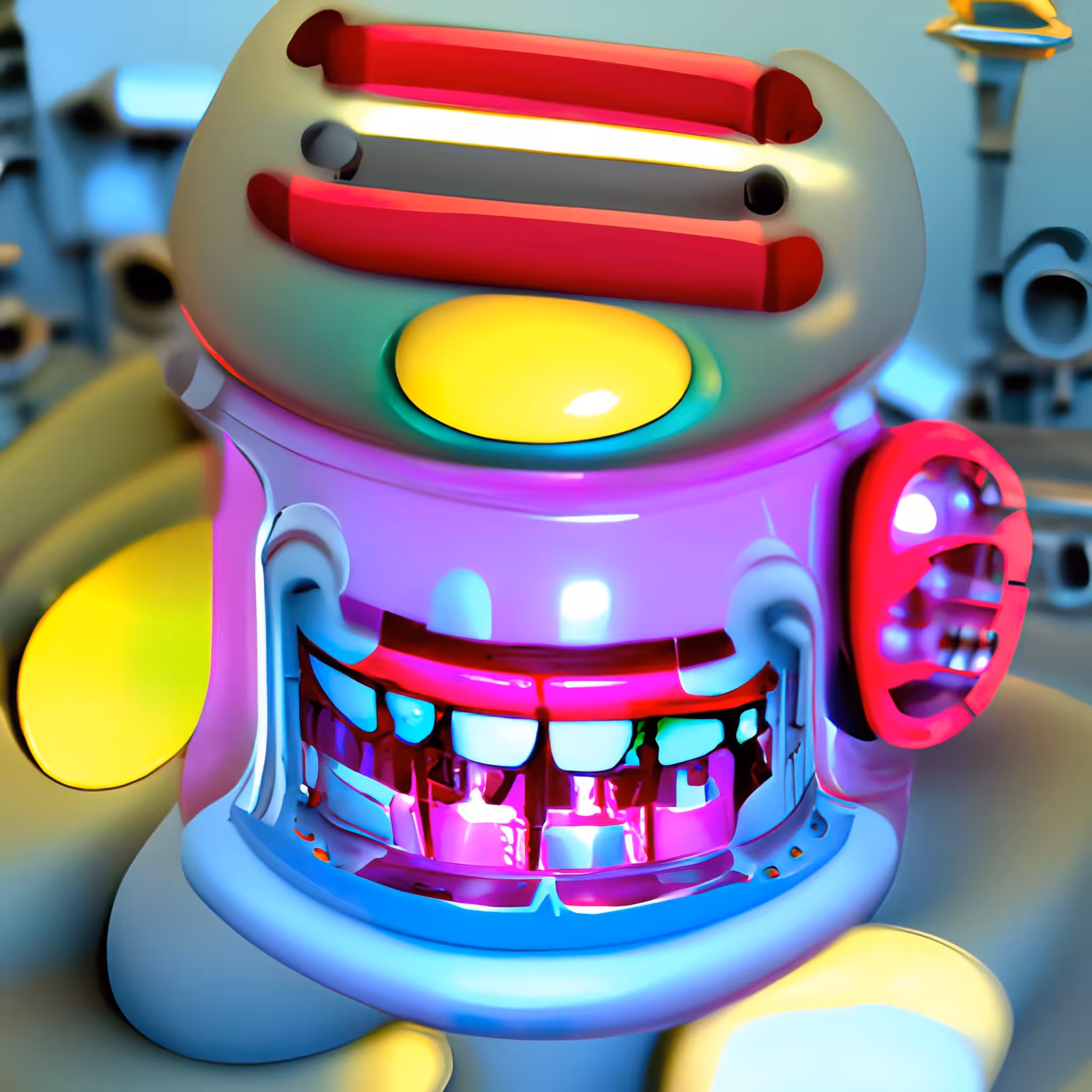 Happy Little Robot #18