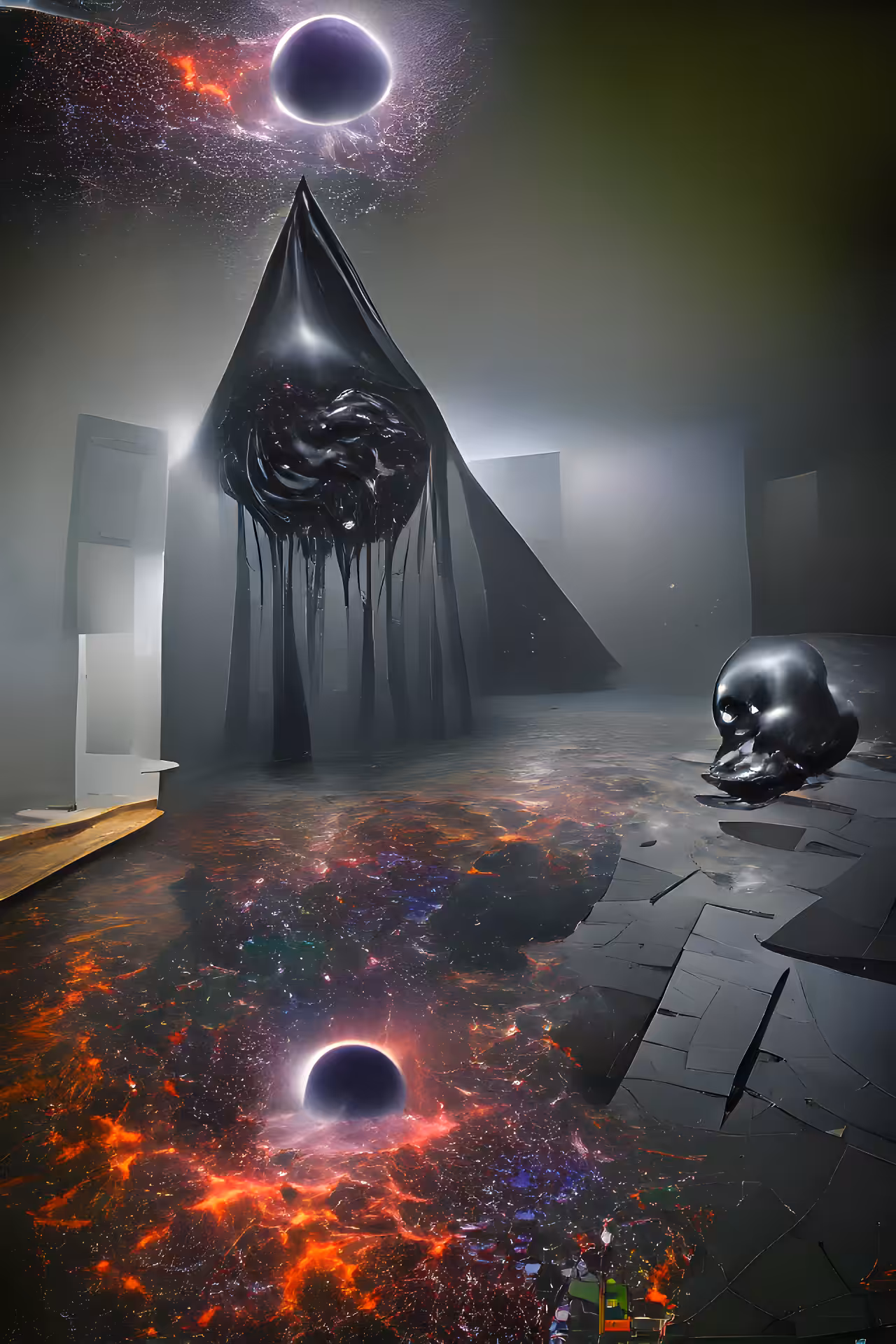 I dreamt of the black void in my room