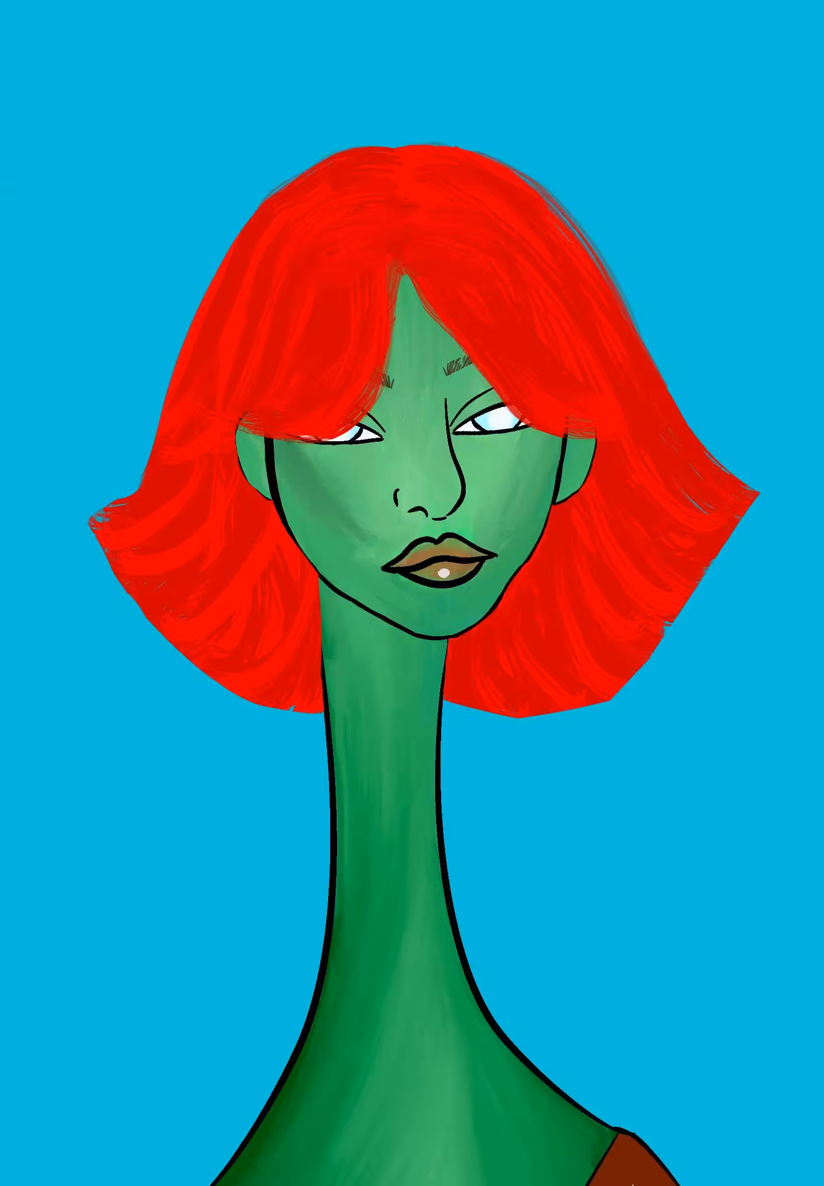 Long Neckie Ladies: Long Neckie Lady #2243