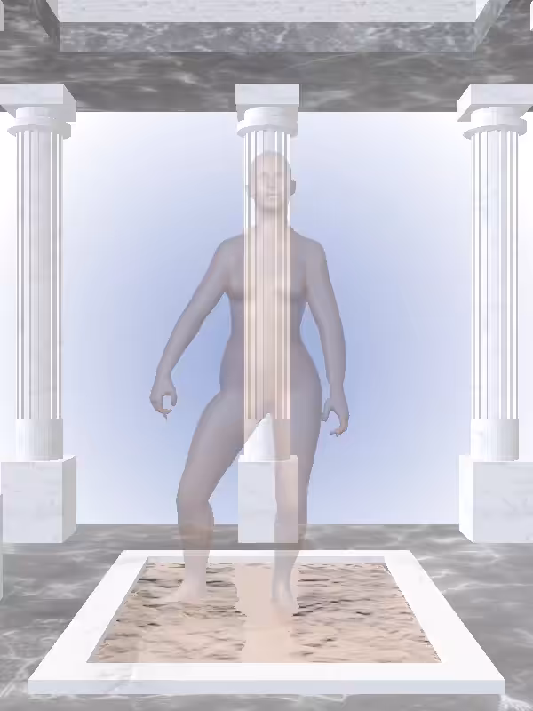 HeavenComputer: The Fading Victorious Holy Brown Woman #5052