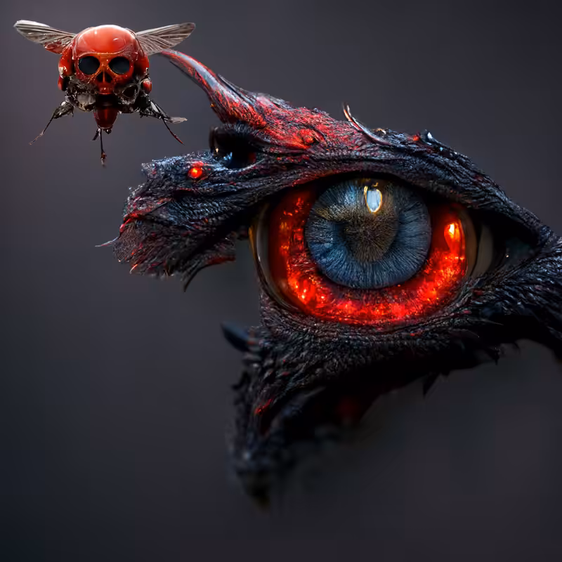AI Eyes and Insect #11
