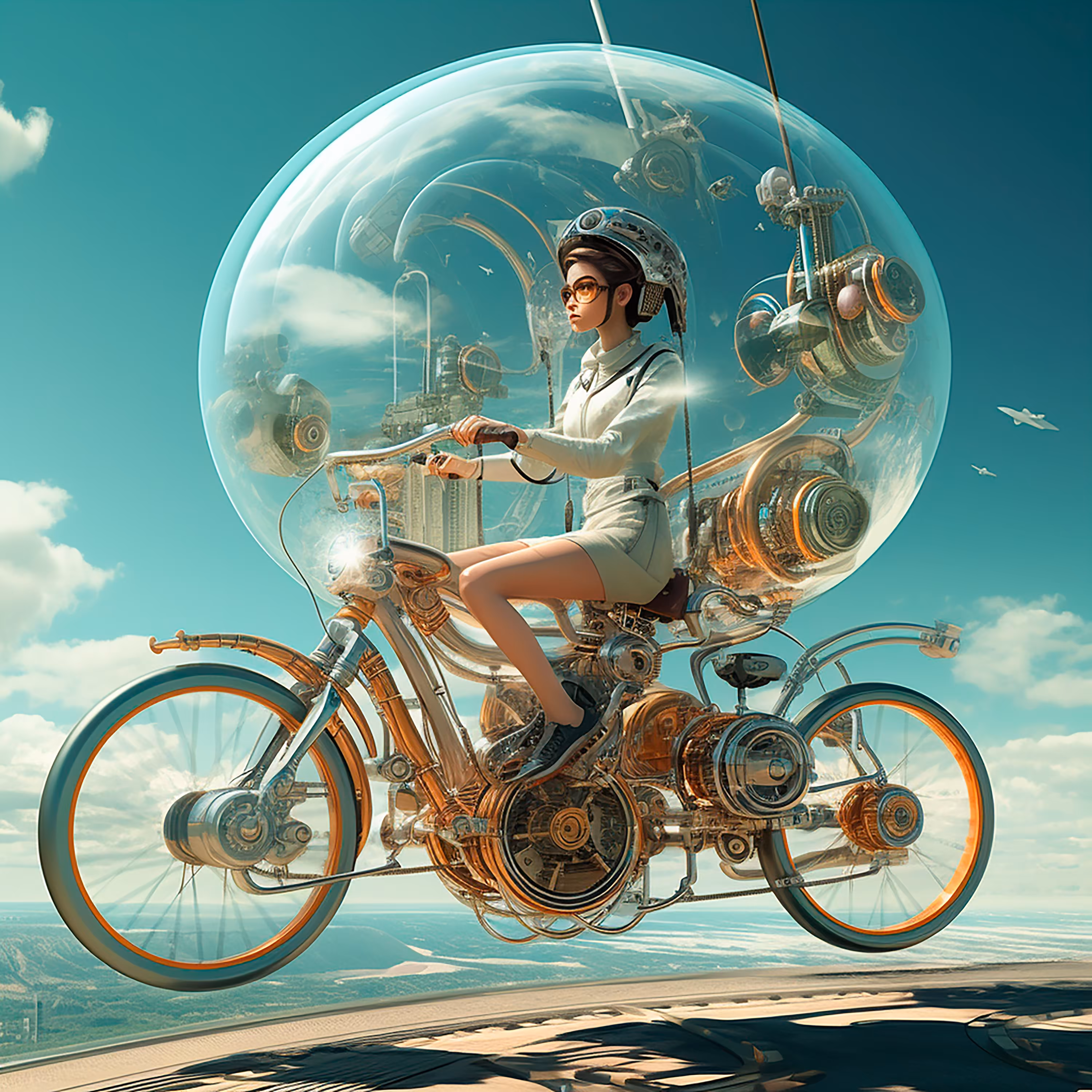 Traveling the planets by bike #2