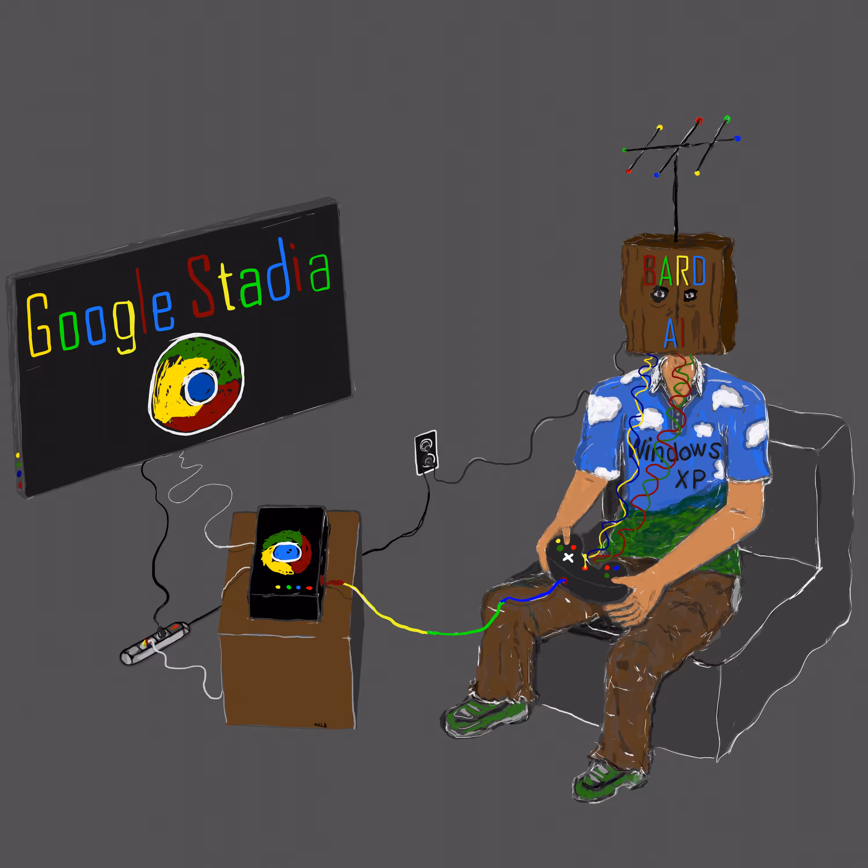 Google Stadia with Bard AI and Alphabet Connect