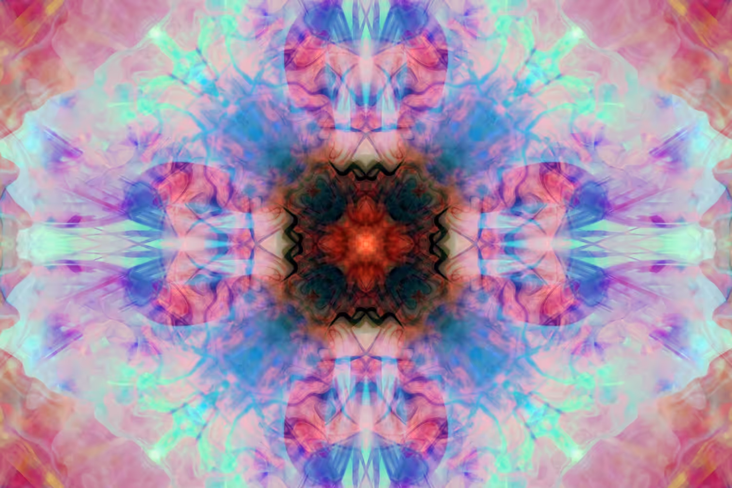 BEAUTIFUL GLITCHES IN A STAINED-GLASS VISION