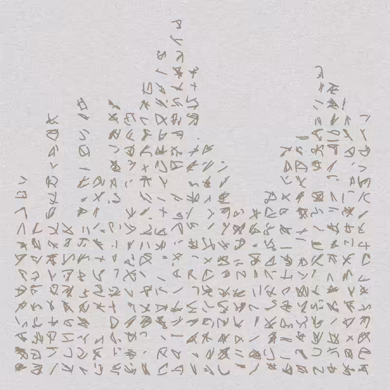 Asemic writing #6