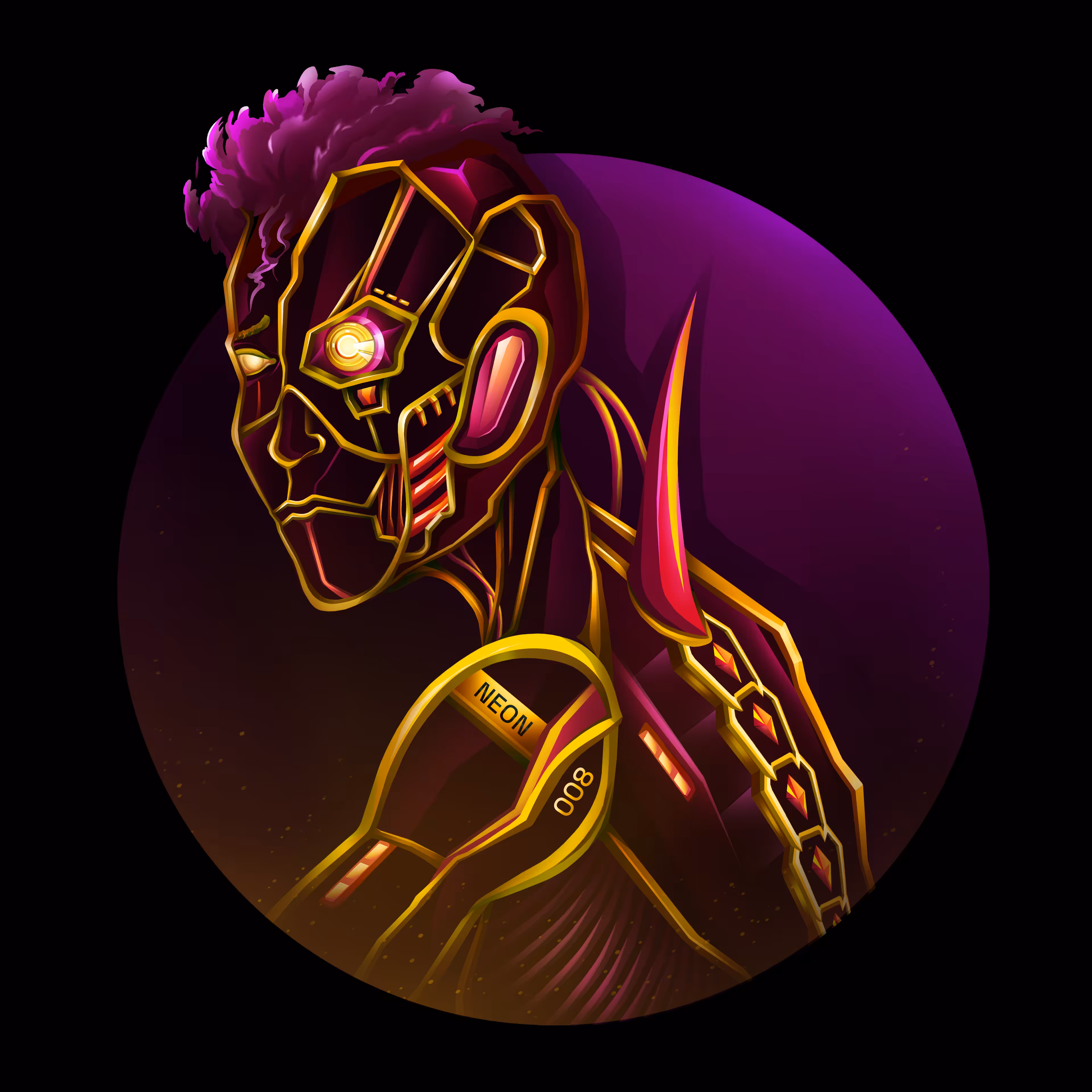 Neon Borg #008